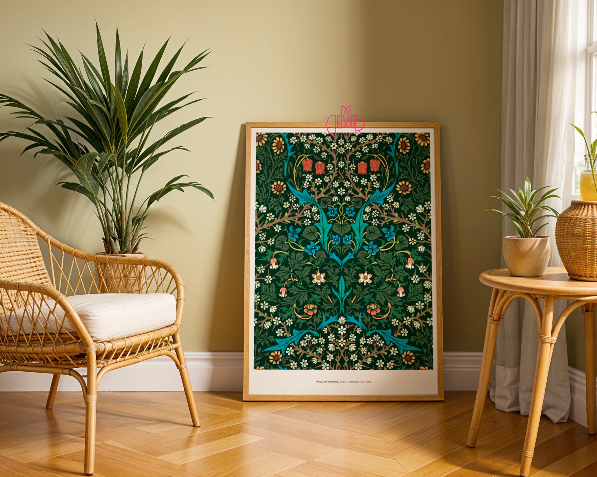 Arts & Crafts Classic – Tulip Pattern (William Morris, 1875