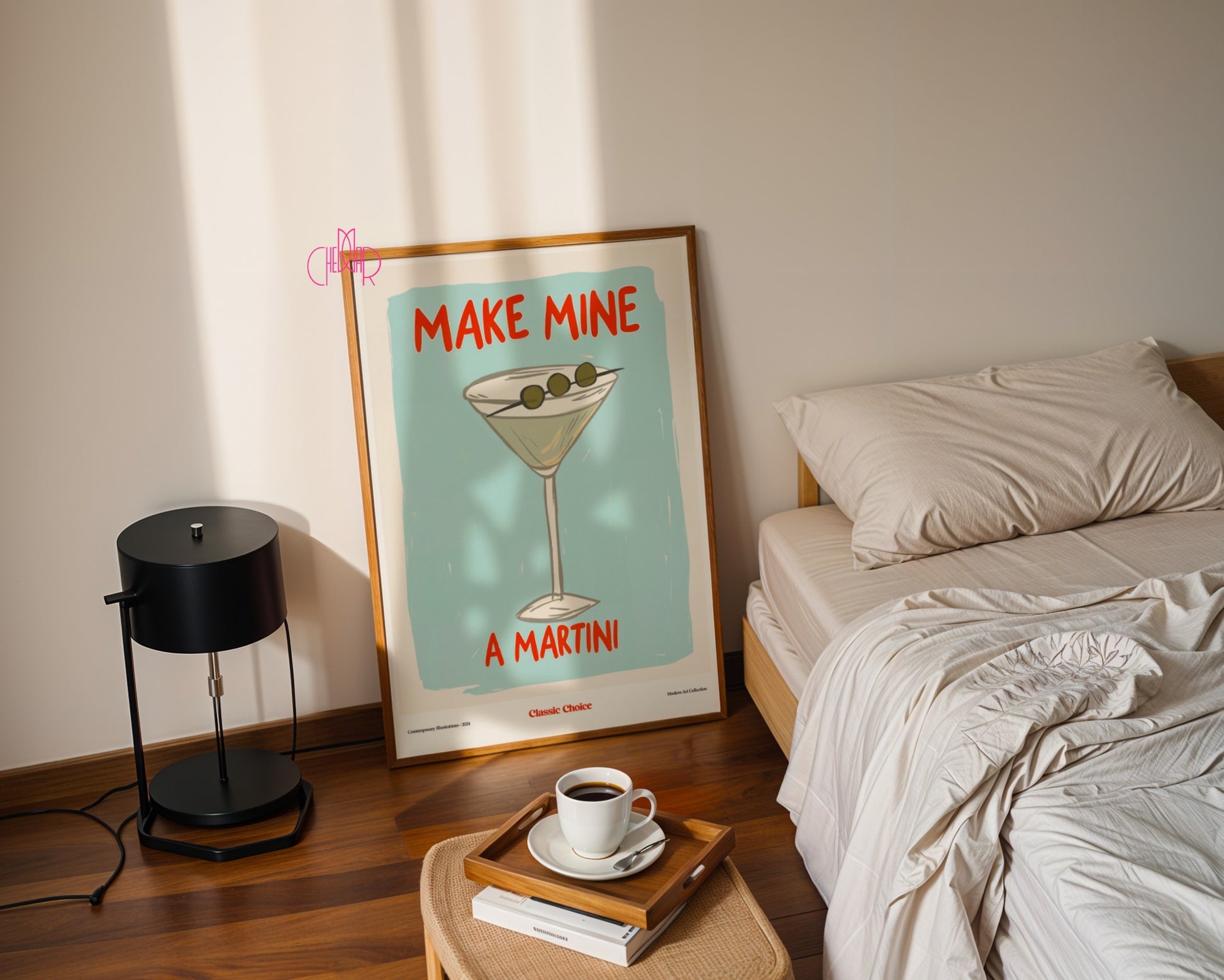 Make Mine A Martini Poster, Classic Choice, Modernism, Contemporary
