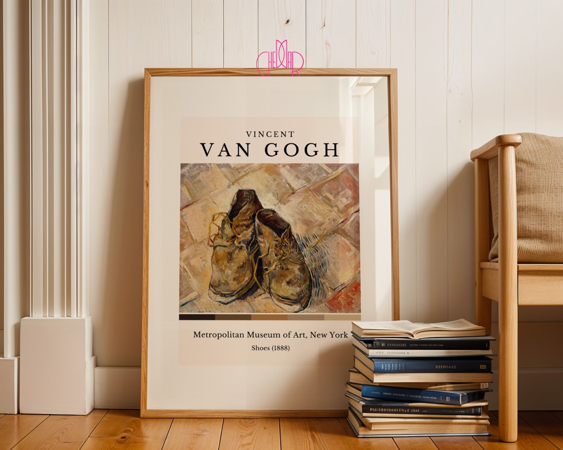 Vincent Van Gogh Shoes poster, 1888, New York Museum of Art