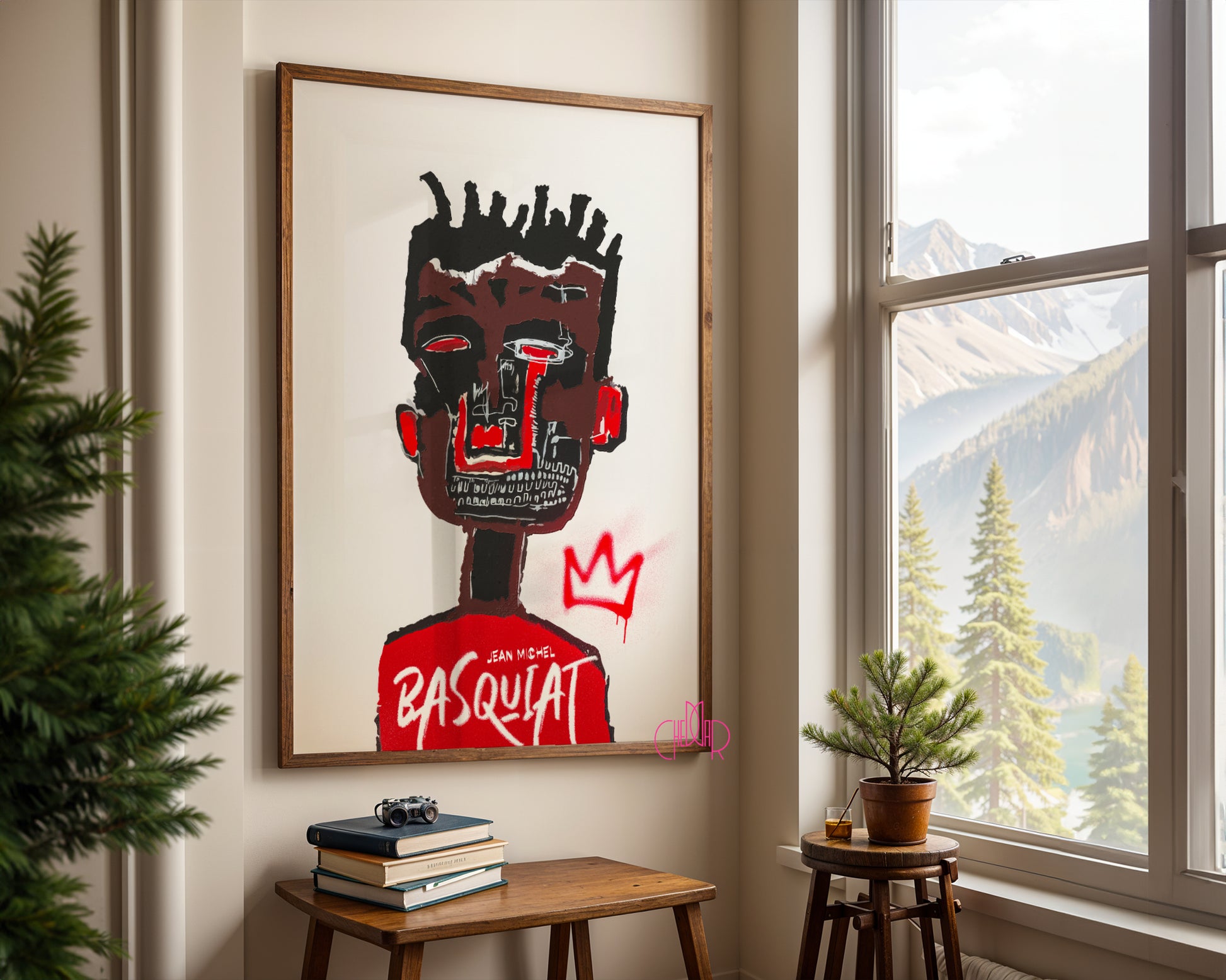 Basquiat – The Red Torso Mask 