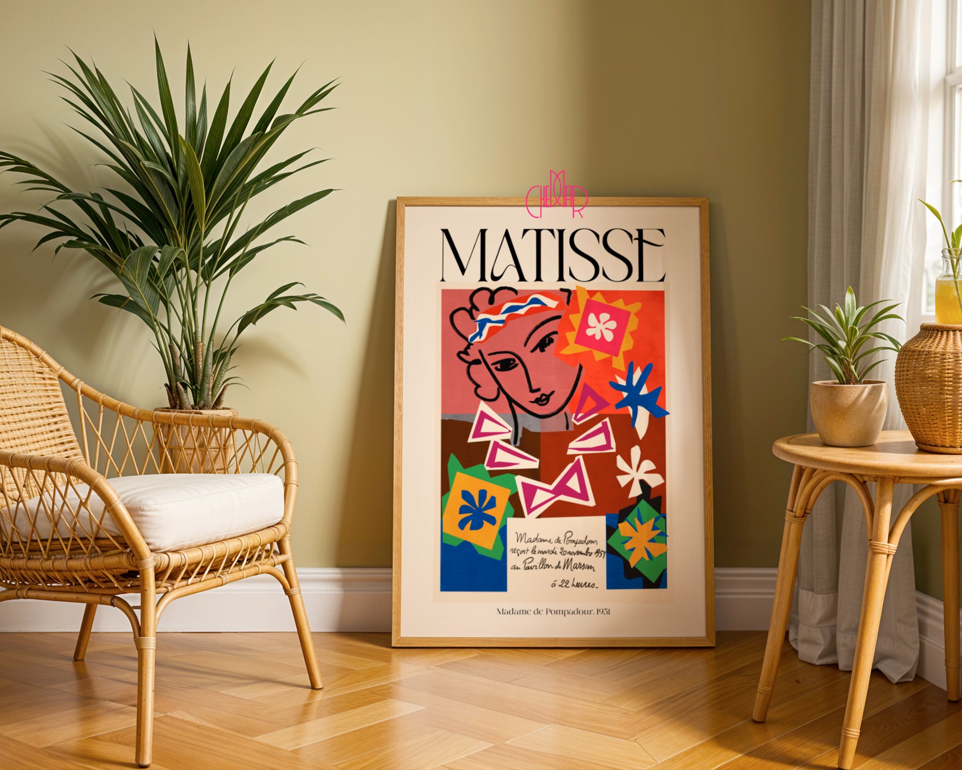 Matisse – Large Decoration with Masks (1953) | Plakat Galeryjny Floral