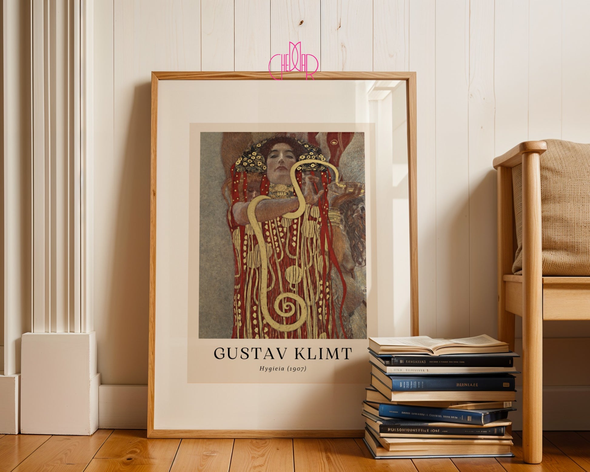 Gustav Klimt Hygieia poster, contemporary art, art nouveau