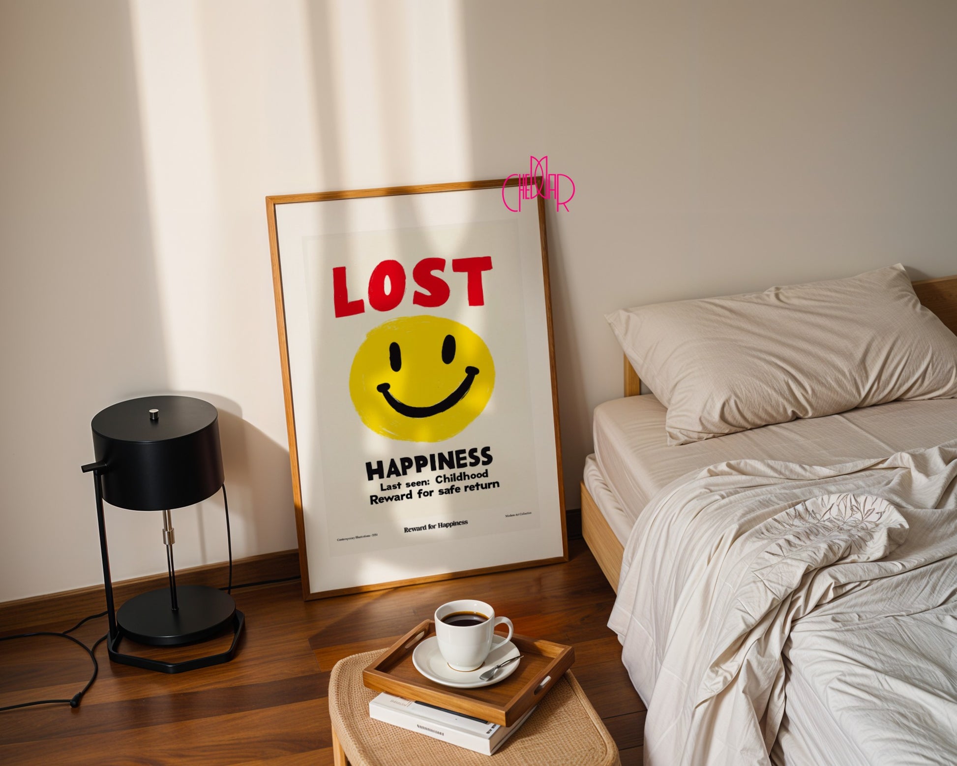 Modernist poster, Lost Happiness, lost happiness
