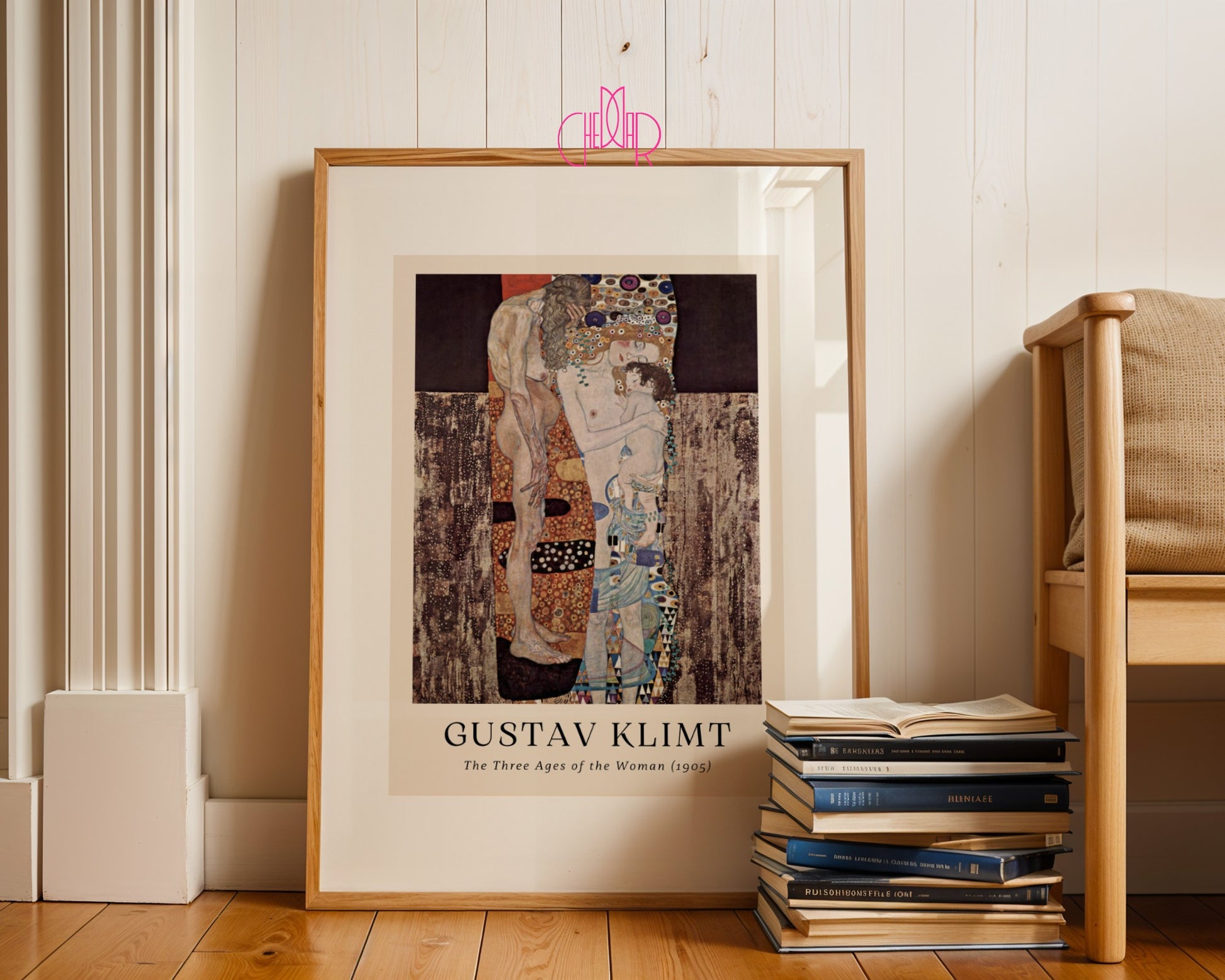 Poster Gustav Klimt three generations of women, contemporary art