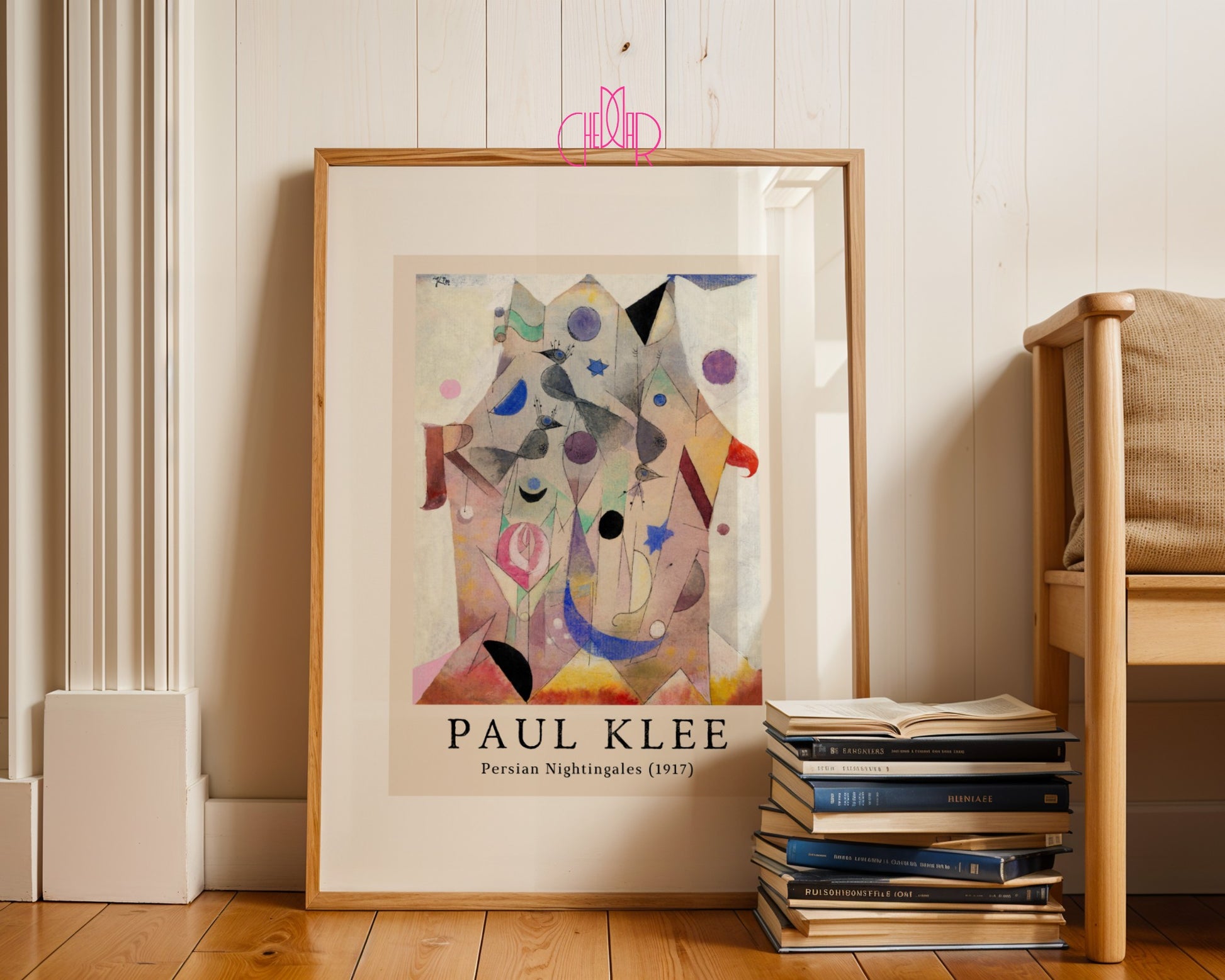 Poster Paul Klee Persian Nightingales cubism, abstraction