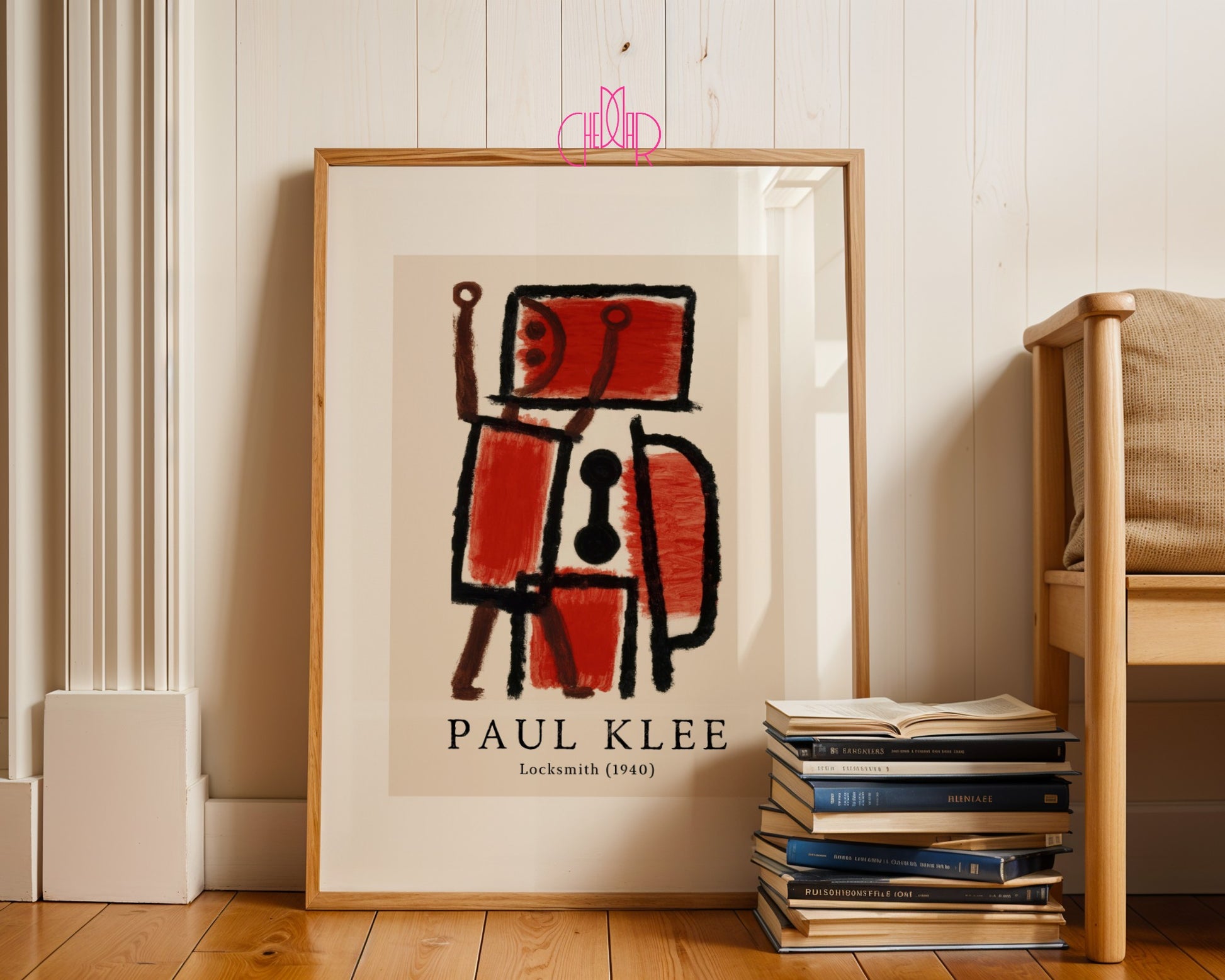 Paul Klee Locksmith poster 1940, abstract