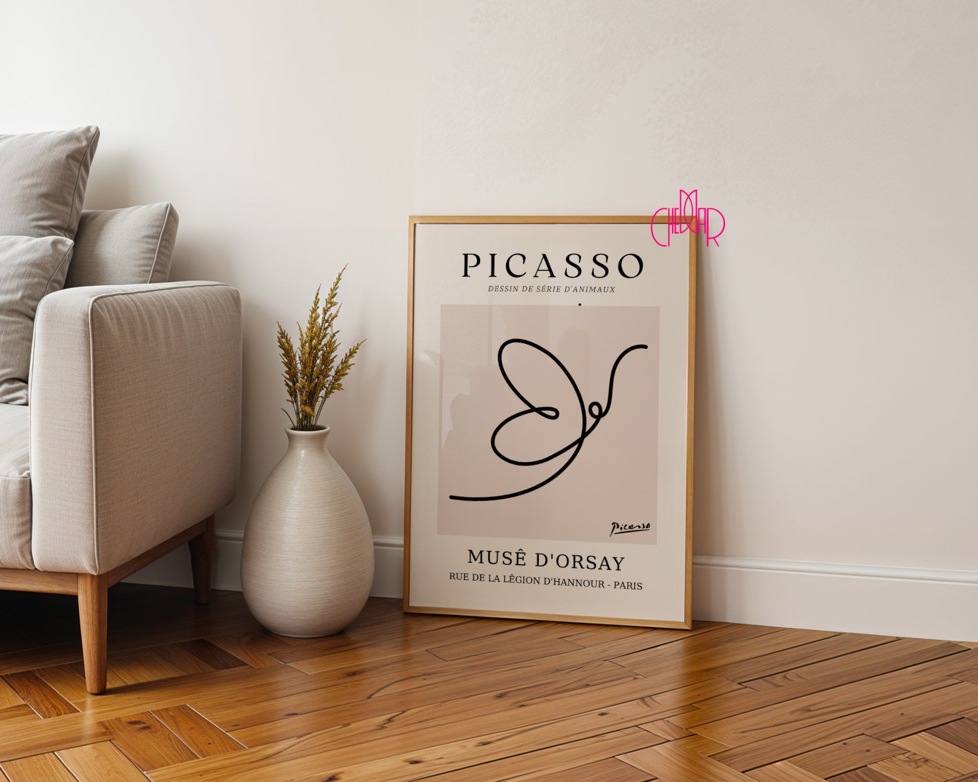 Pablo Picasso – Le Papillon: Minimalistyczna Elegancja Linii
