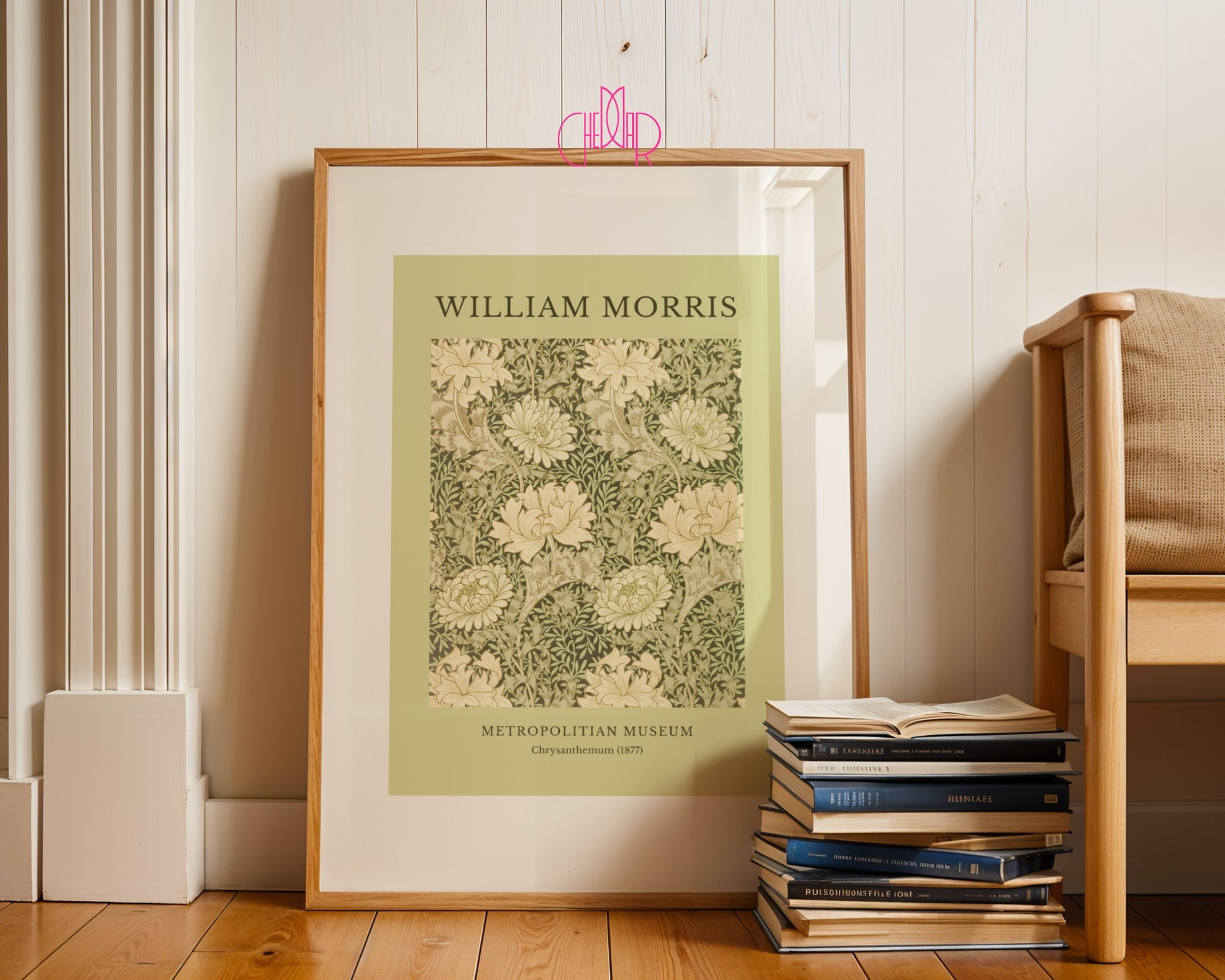 William Morris Metropolitan Museum poster, Chrysanthemum