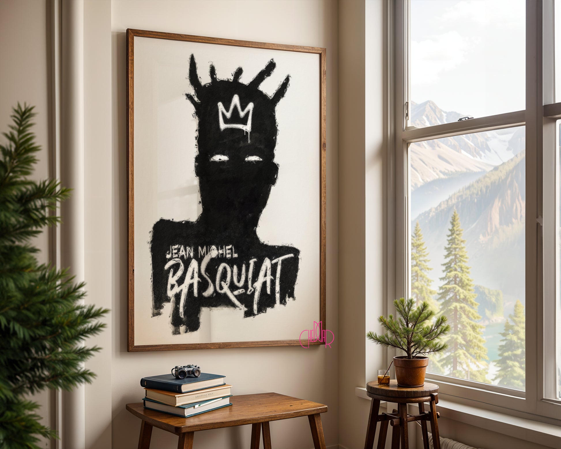 Basquiat – The Black & White Silhouette 