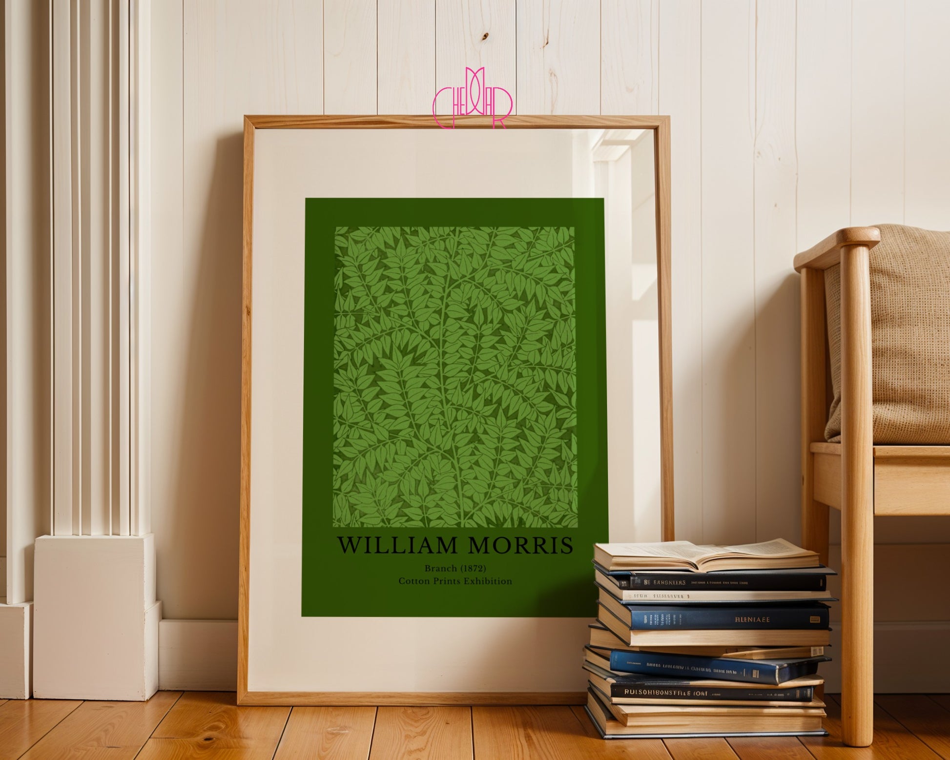 William Morris – Cotton Prints Exhibition, Branch 1872 poster