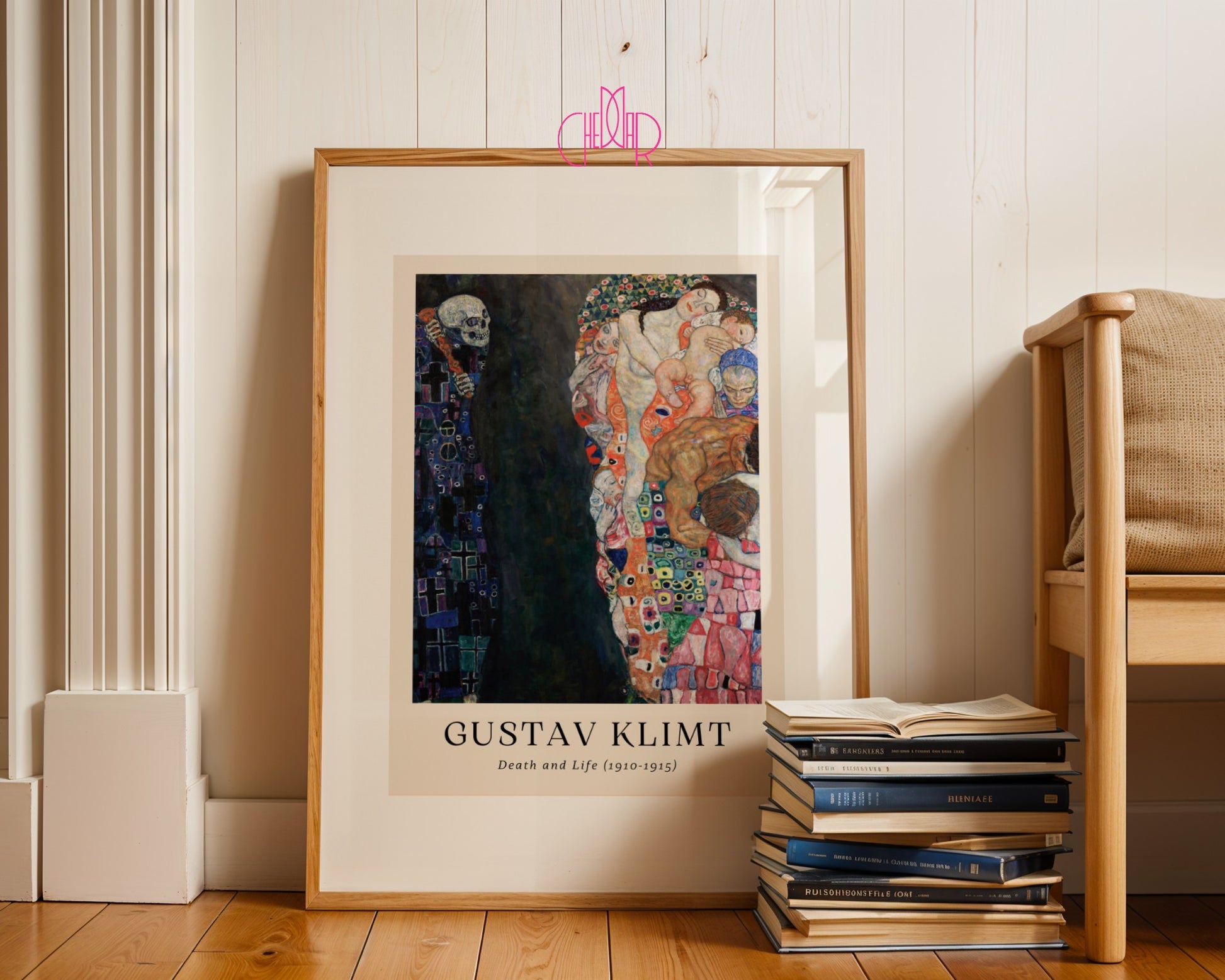 Poster Gustav Klimt Death and Life, Contemporary Art