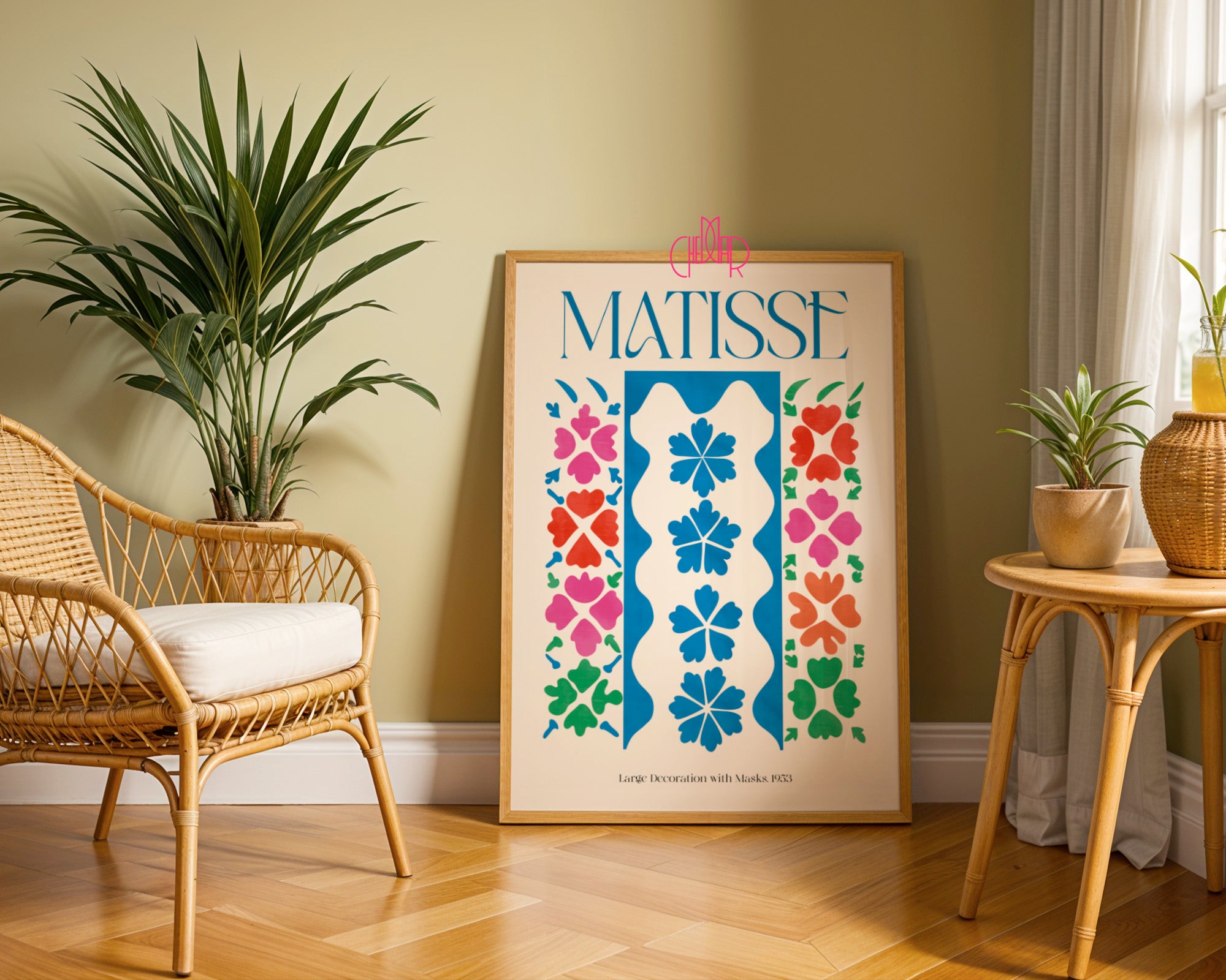 Matisse – Large Decoration with Masks (1953) | Plakat Galeryjny Cut-Out