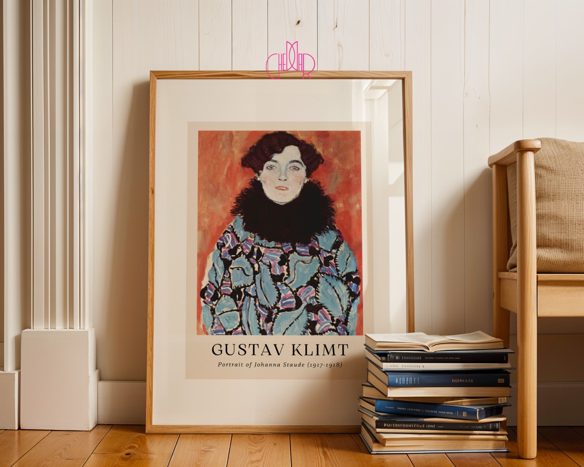 Poster Gustav Klimt portrait of Johanna Staude, modern art