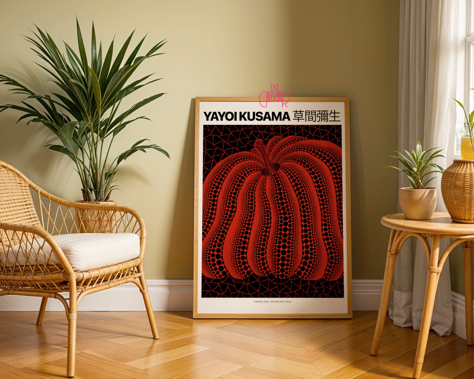 Yayoi Kusama – Pumpkin (2000): Dark Elegance and Infinity
