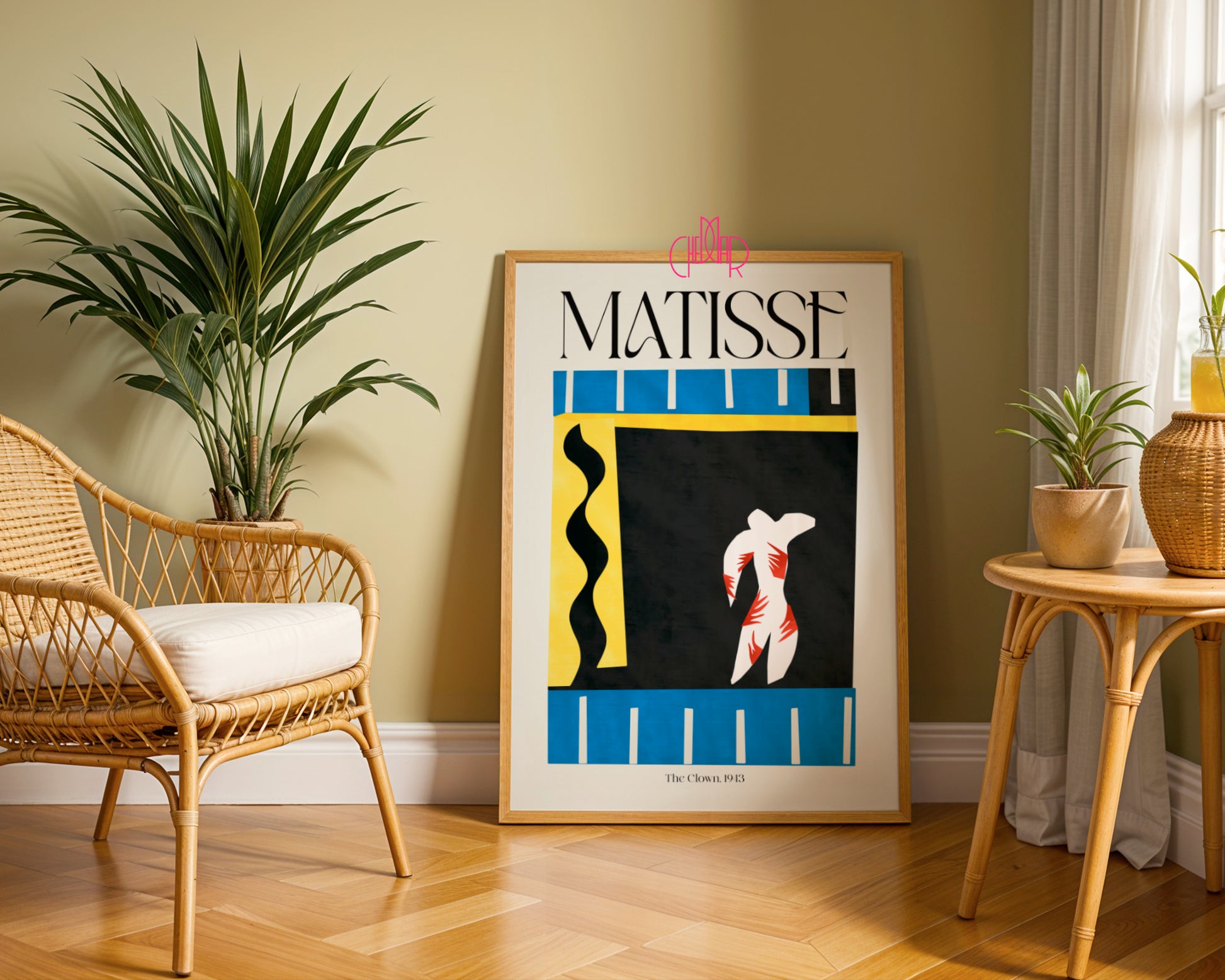 Matisse – The Clown 1943 | Jazz Cirque Gallery Poster