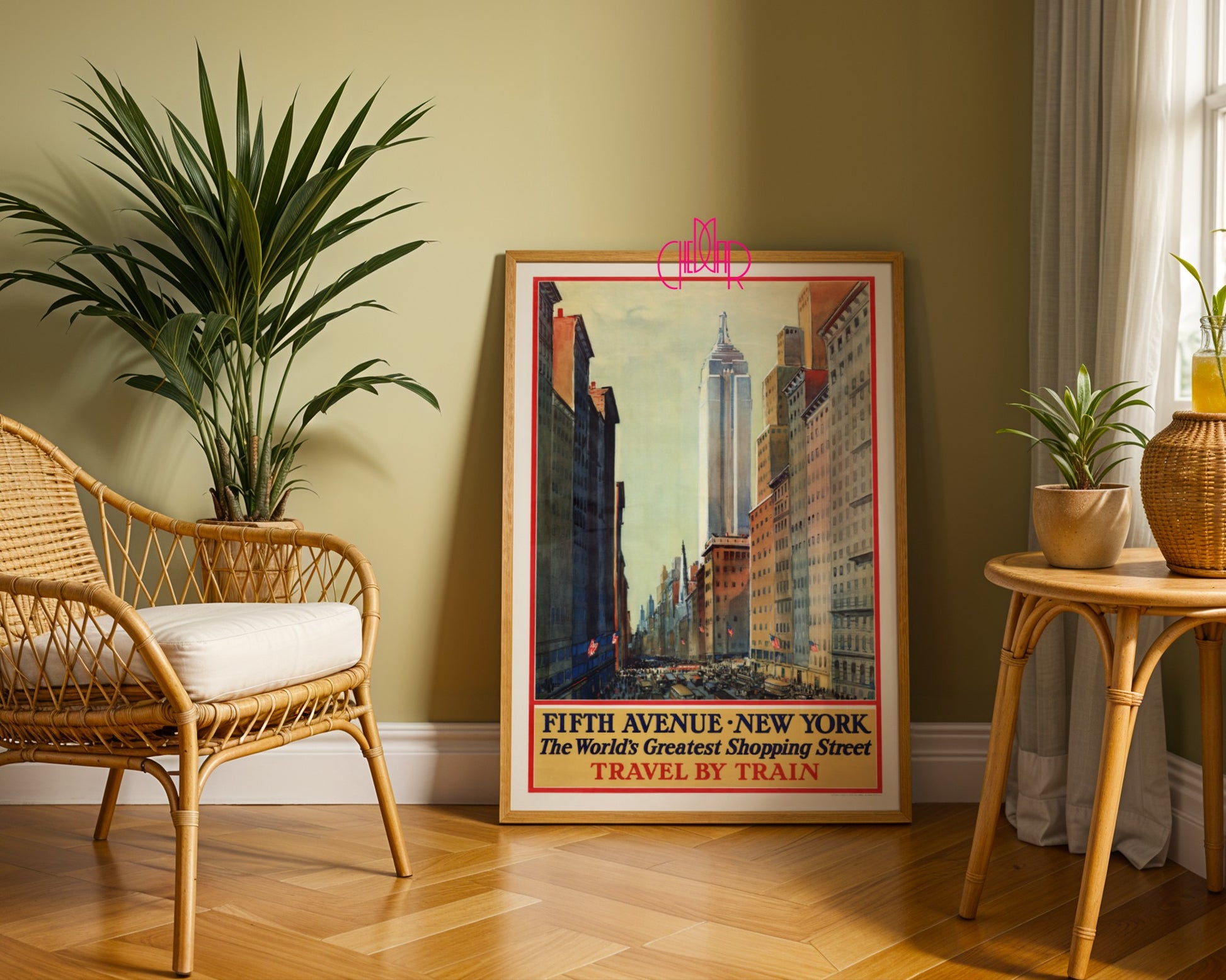 Retro Poster - Fifth Avenue, New York - The World's Greatest Shopping Street, 1920s