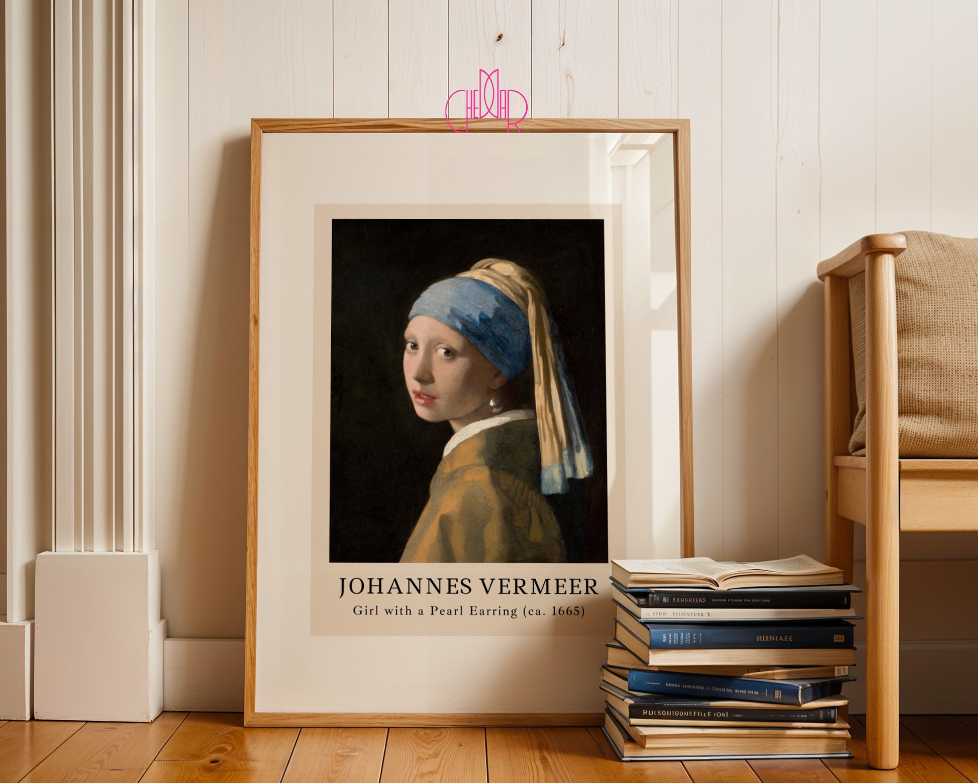 Johannes Vermeer Girl with Pearl Earrings poster, classic, vintage