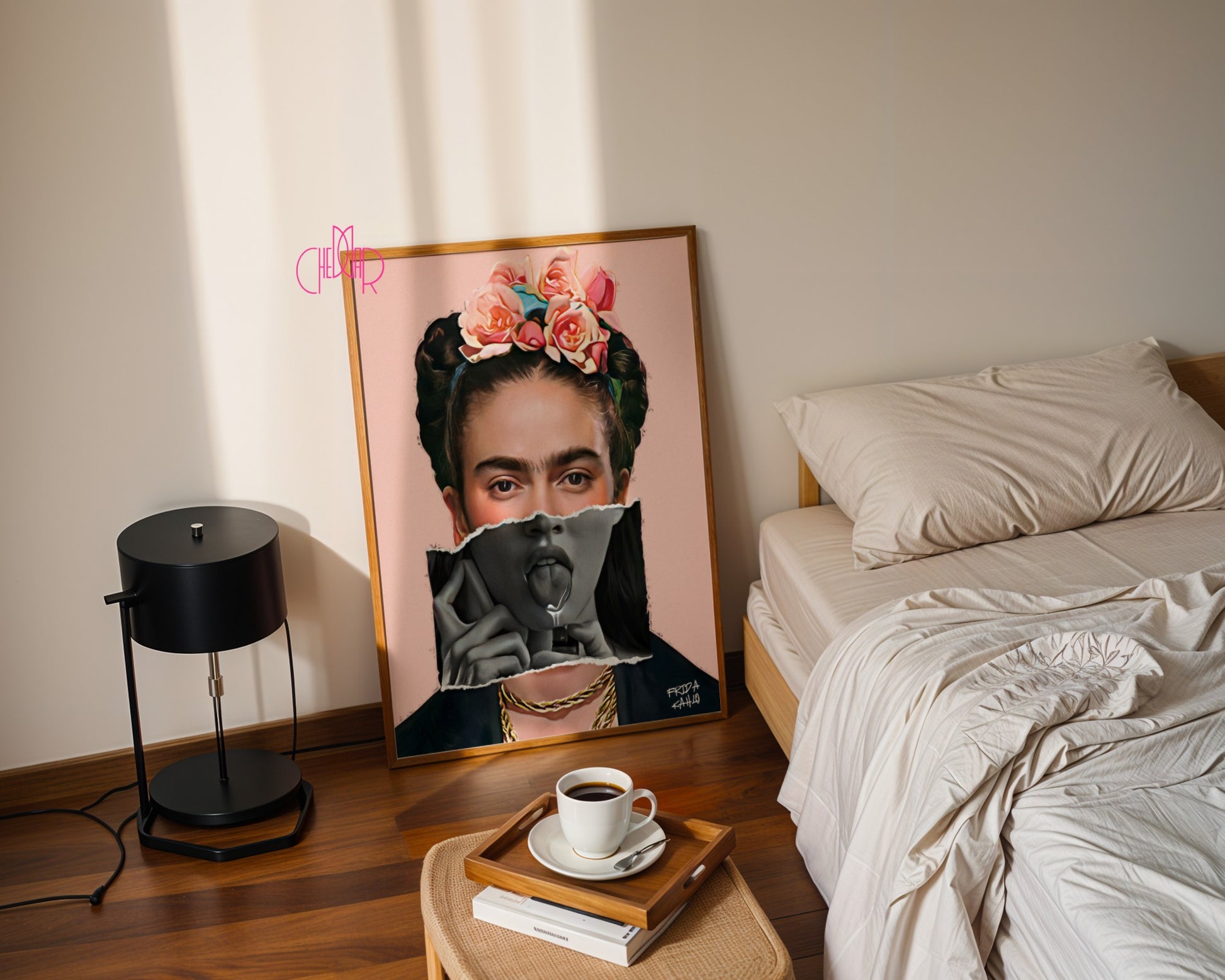 Poster "Frida Kahlo - portrait", avant-garde, contemporary art