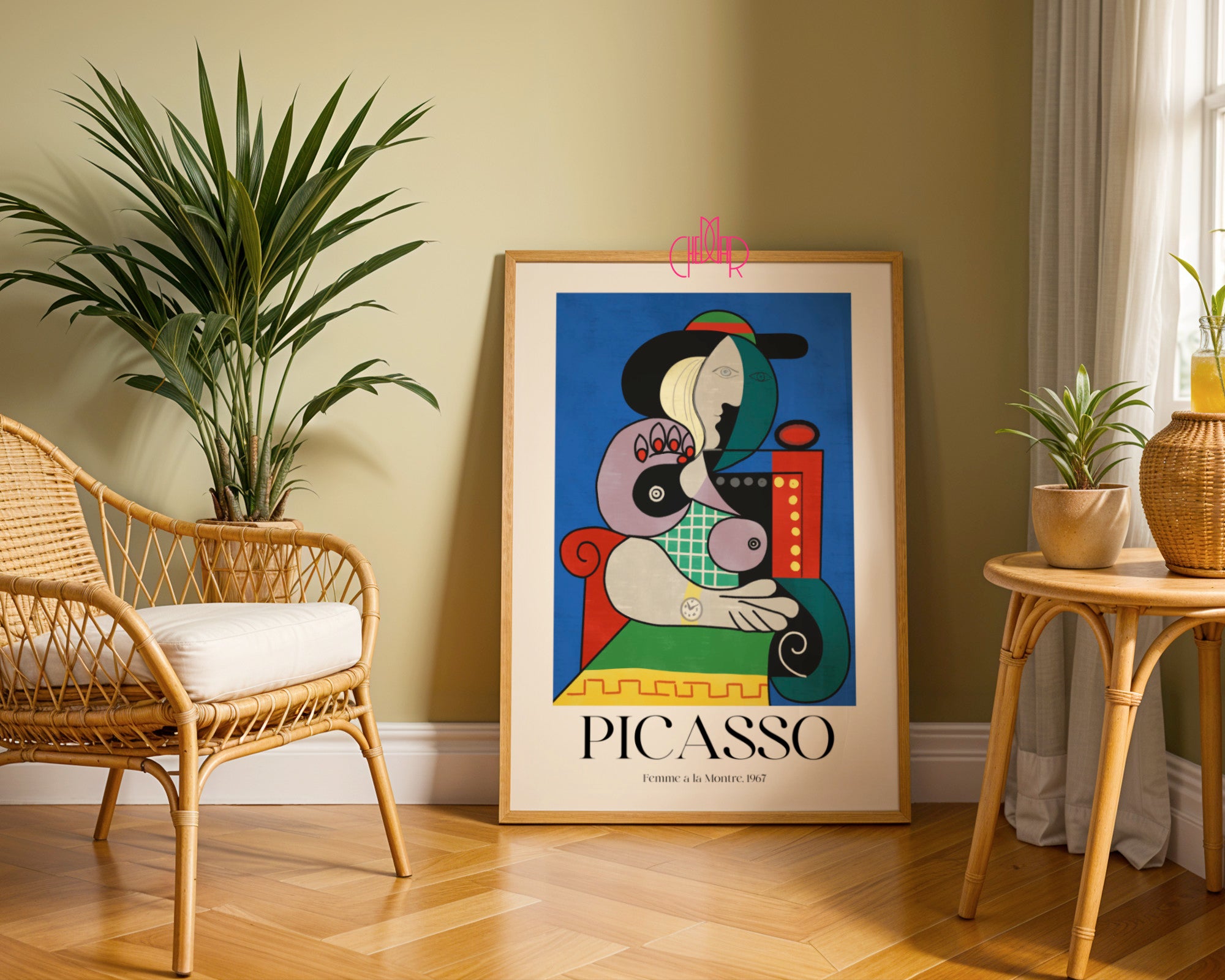 Picasso – Femme à la Montre (Woman with a Watch) 1967 | Surrealist Gallery Poster