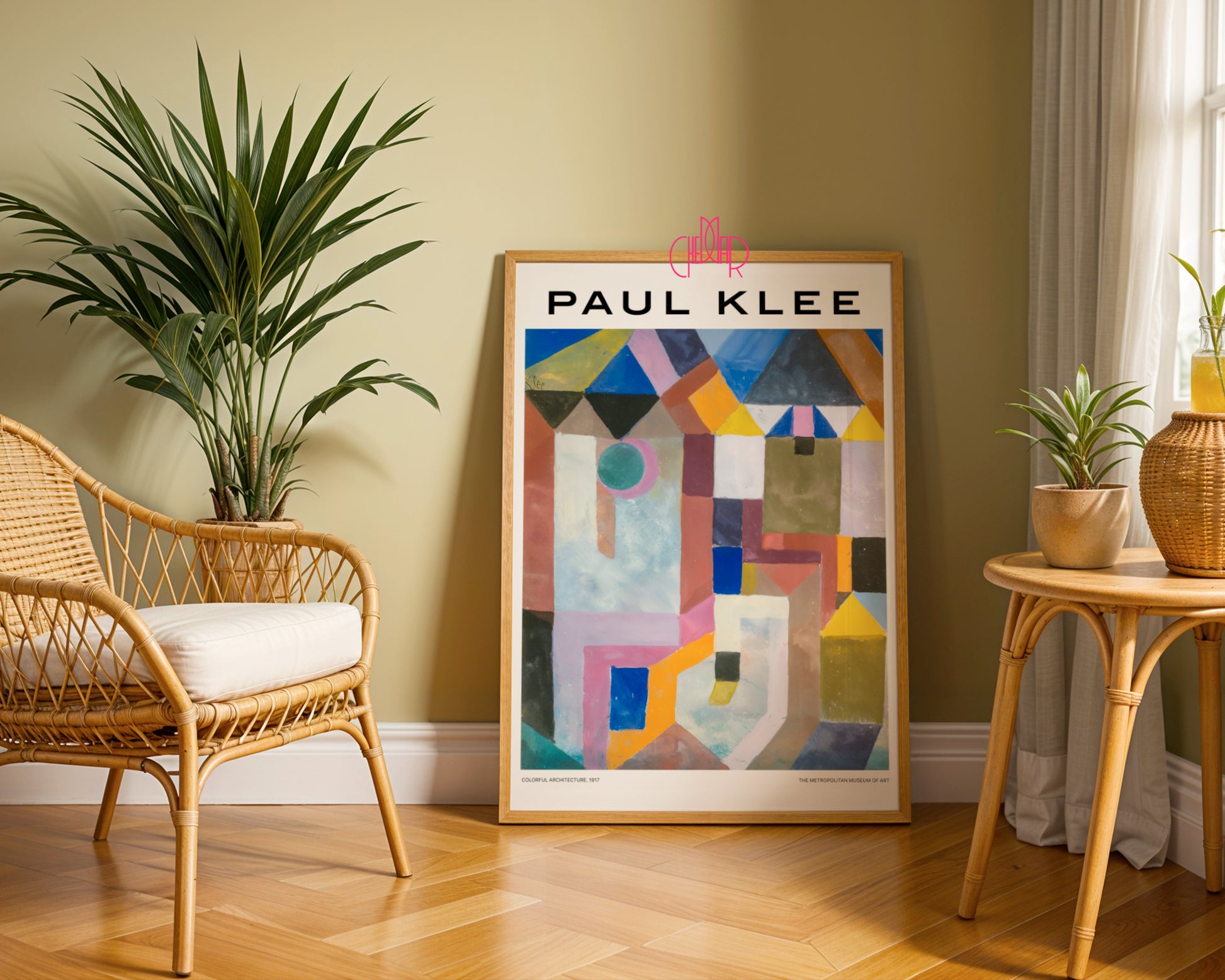 Paul Klee – Colorful Architecture (1917): Geometric Symphony