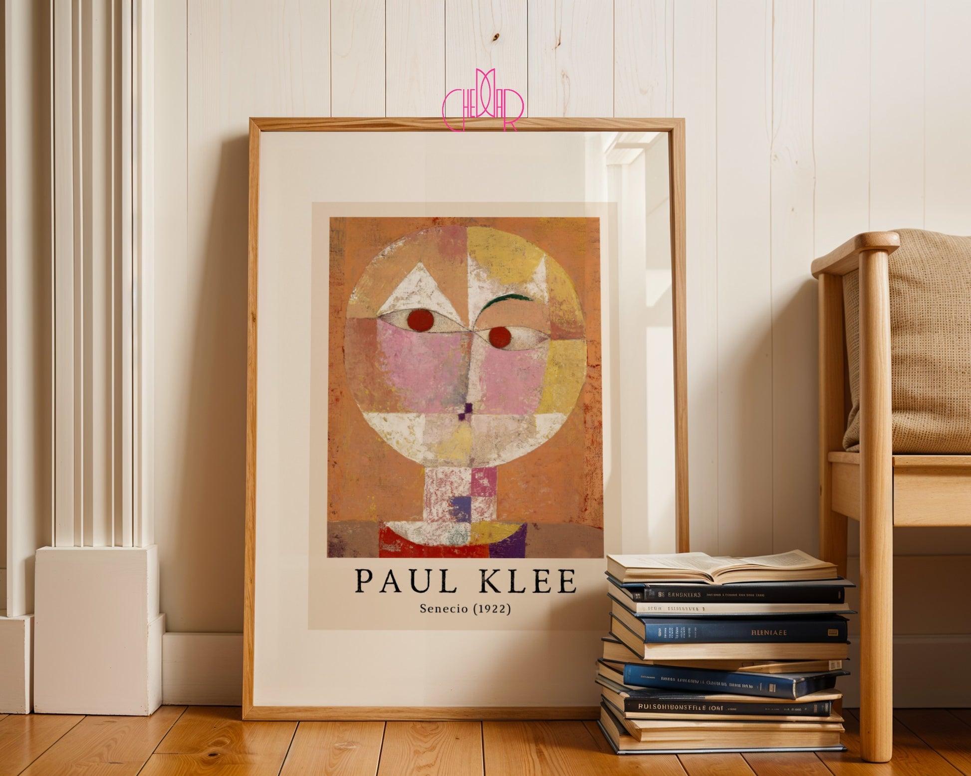 Paul Klee Senecio poster 1922, abstraction, cubism, art