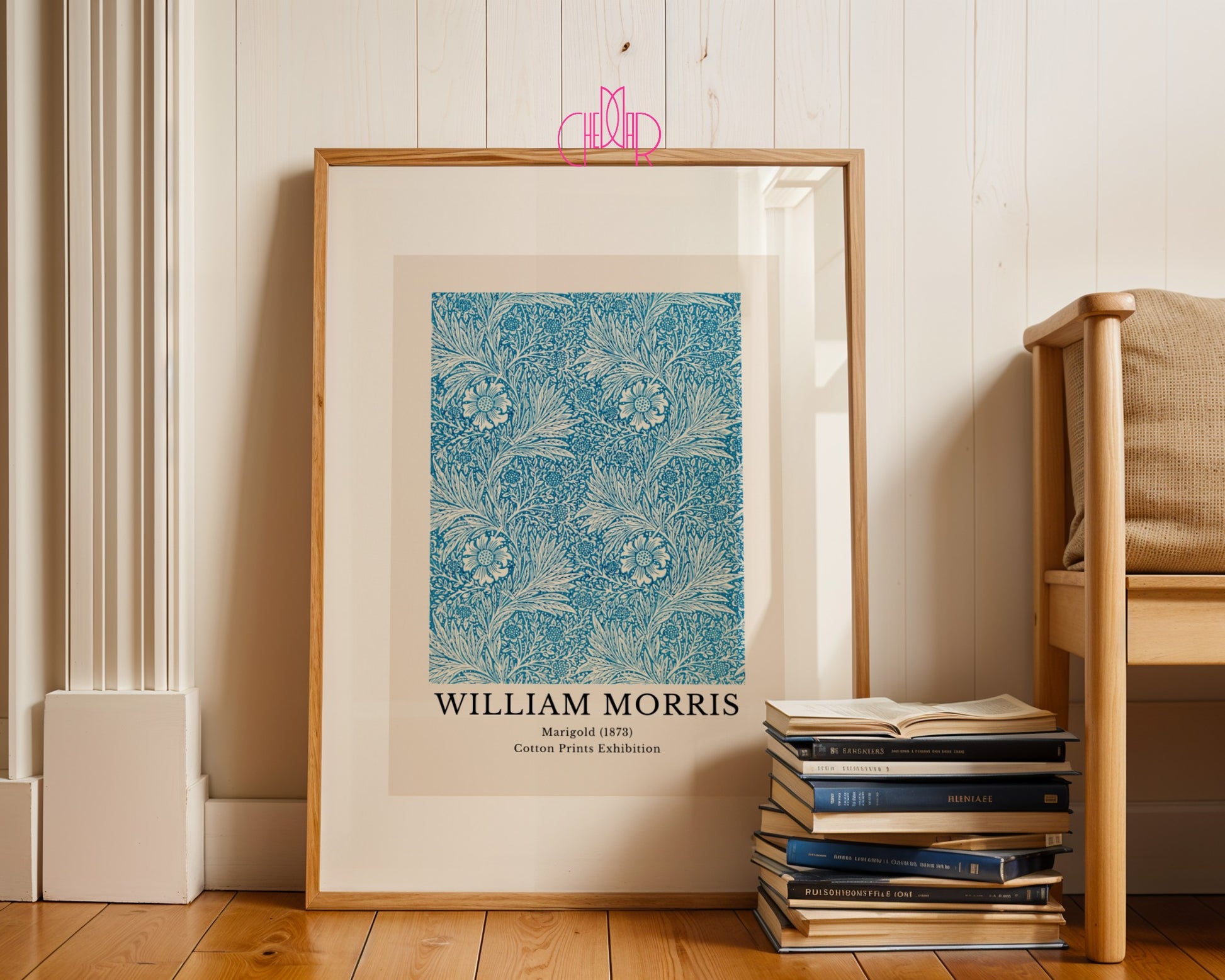 William Morris – Marigold, Cotton Print Exhibition 1873 poster