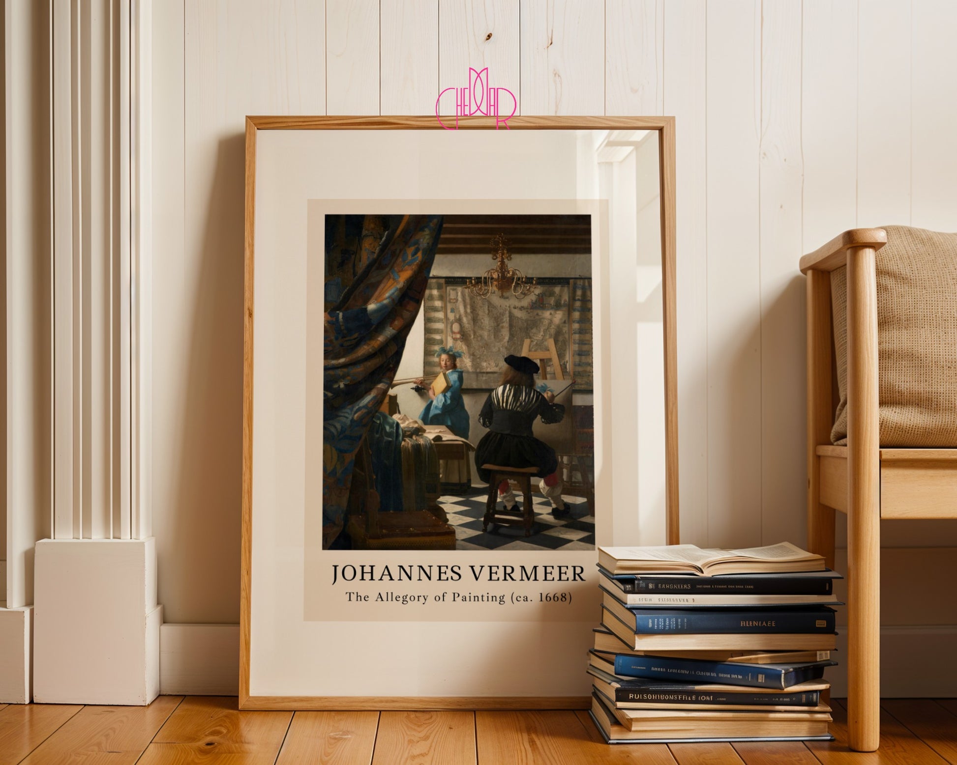 Poster Johannes Vermeer Allegory of Painting, Art, Painting Vintage 