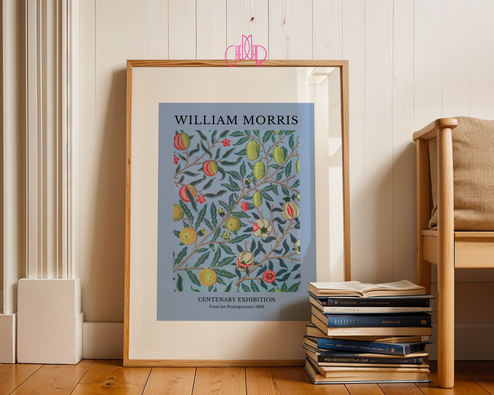 Poster William Morris – Centenary Exhibition, Fruit (Pomegranate) 1862