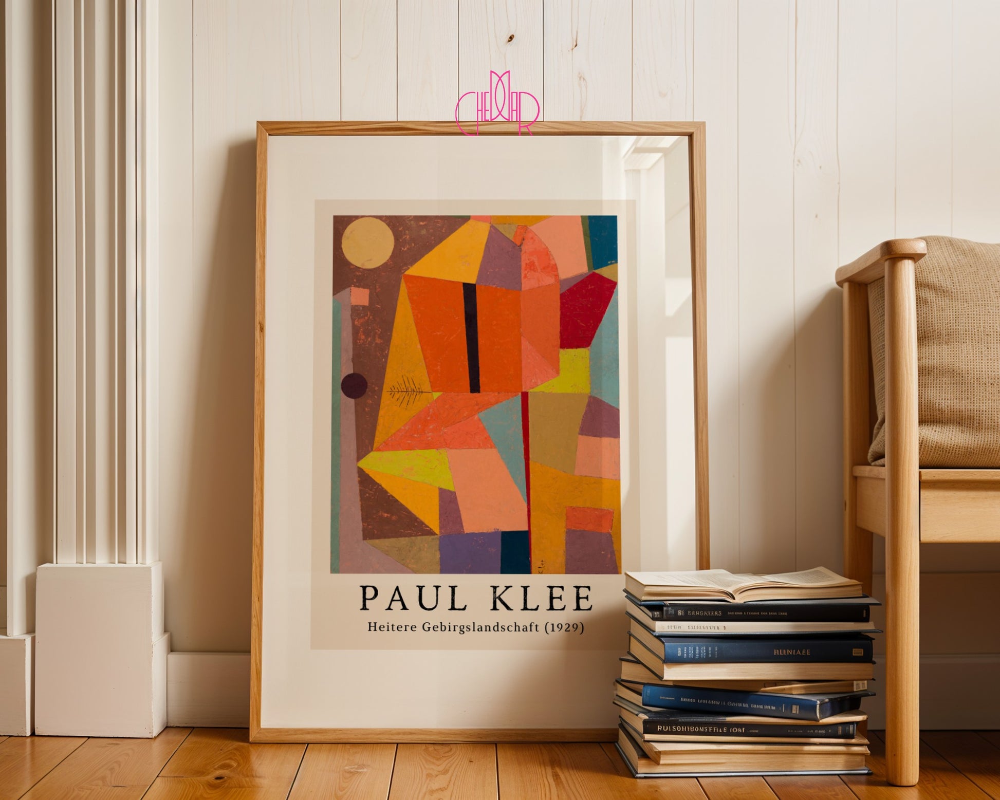 Poster Paul Klee Heitere Gebirgslandschaft 1929, cubism, abstraction