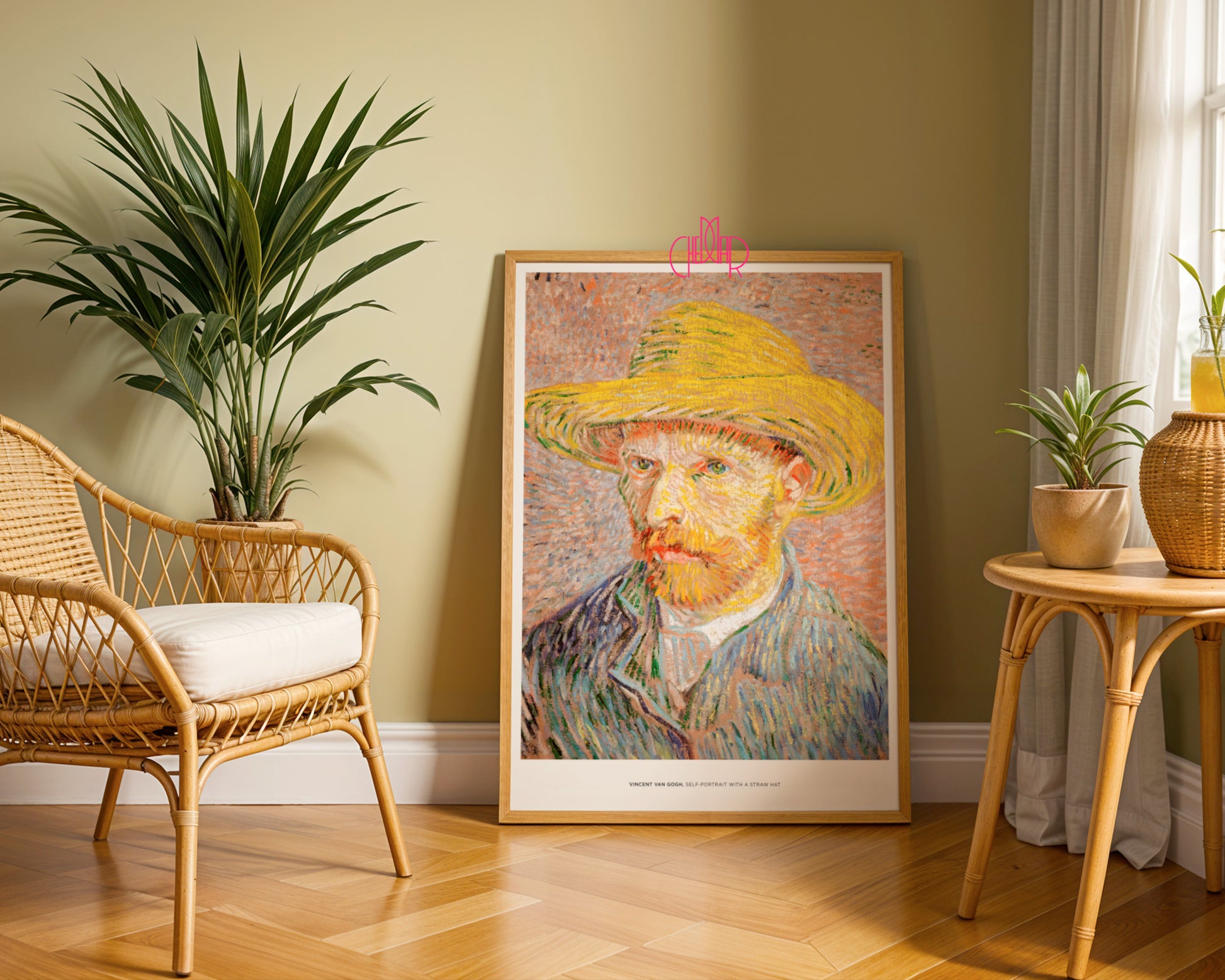 Emotion and Color – Self-Portrait with a Straw Hat (Vincent van Gogh, 1887)
