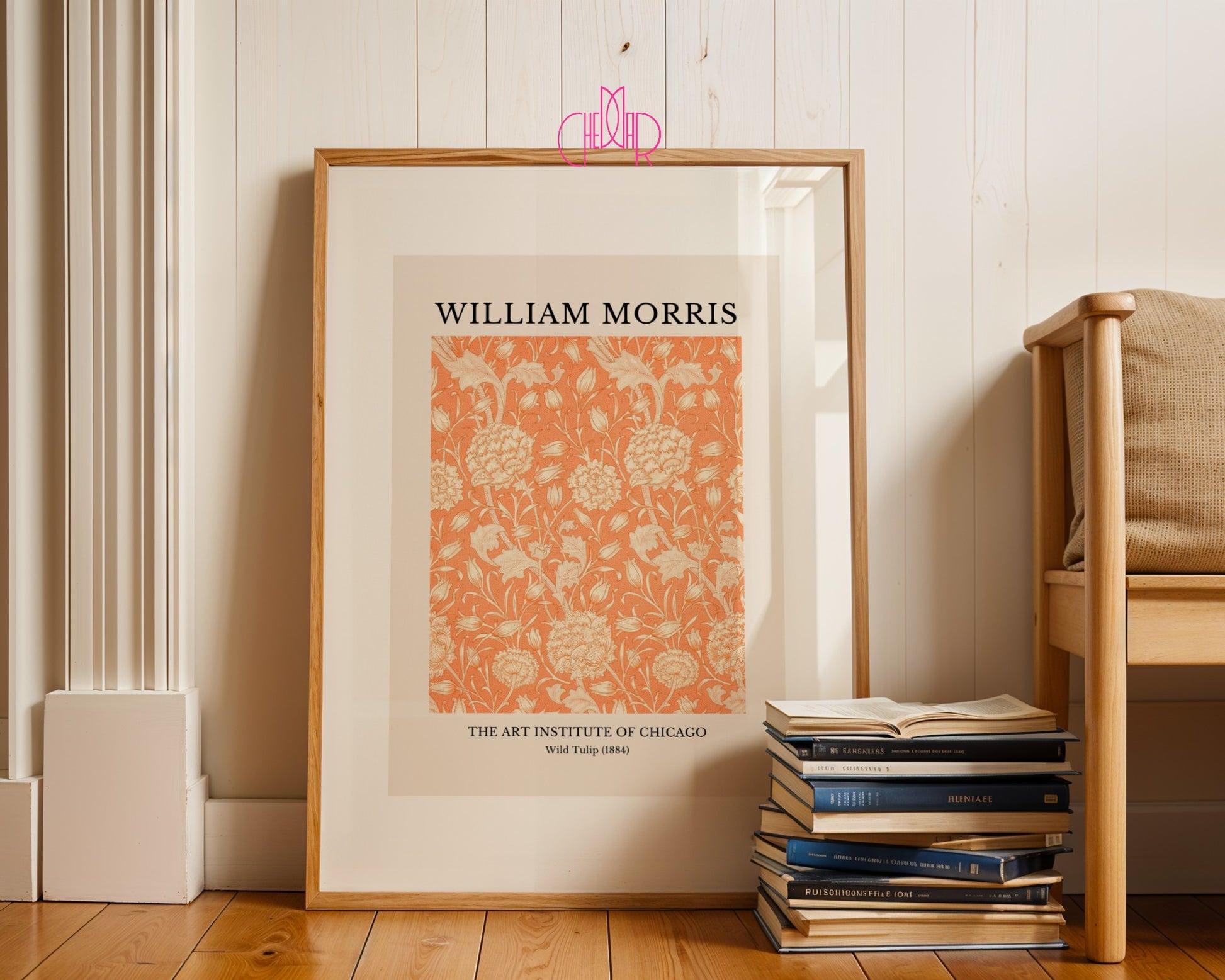 Poster William Morris - Wild Tulip, The Art Institute of Chicago, 1884