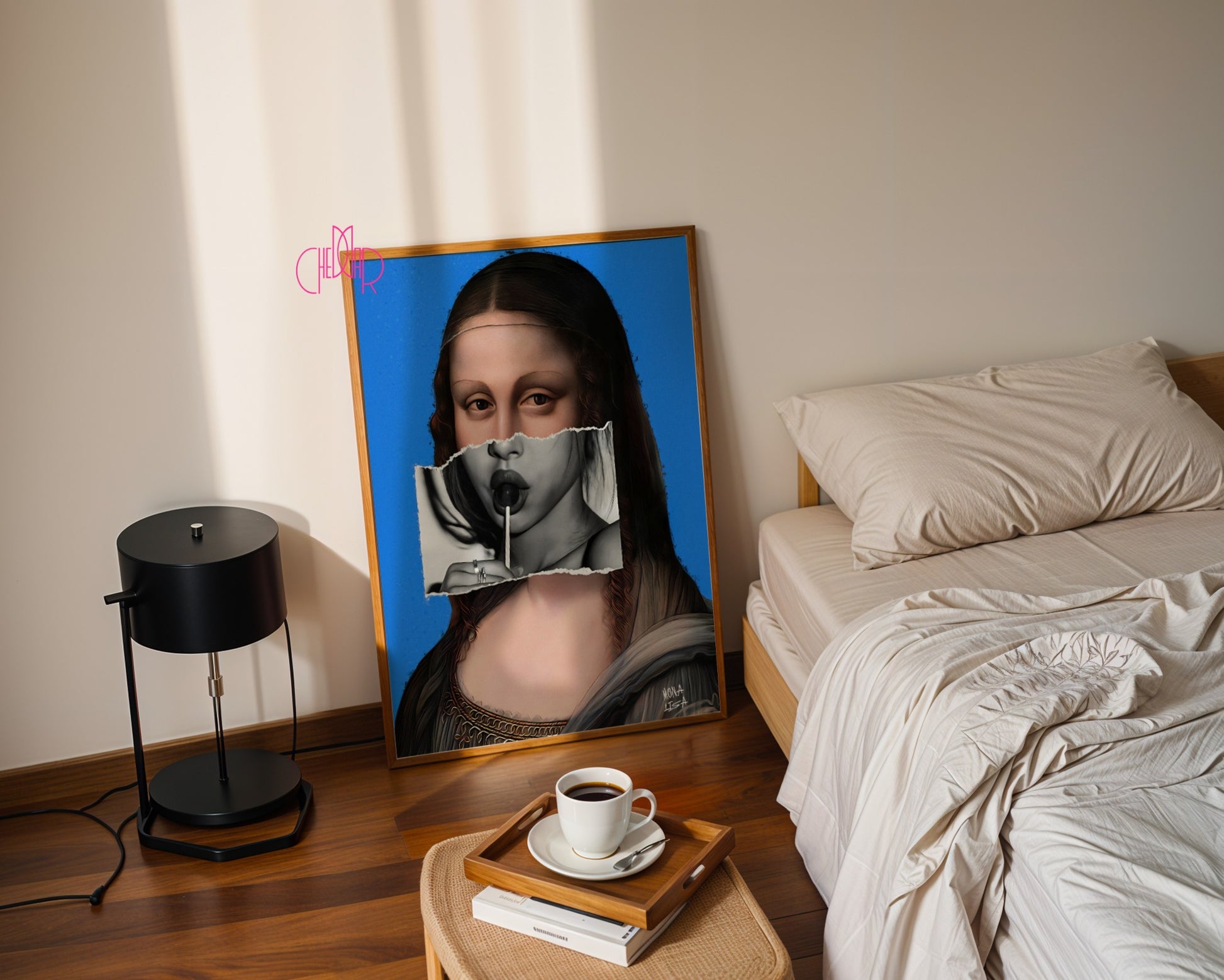 Avant-Garde Poster "Mona Lisa", contemporary art, avant-garde art