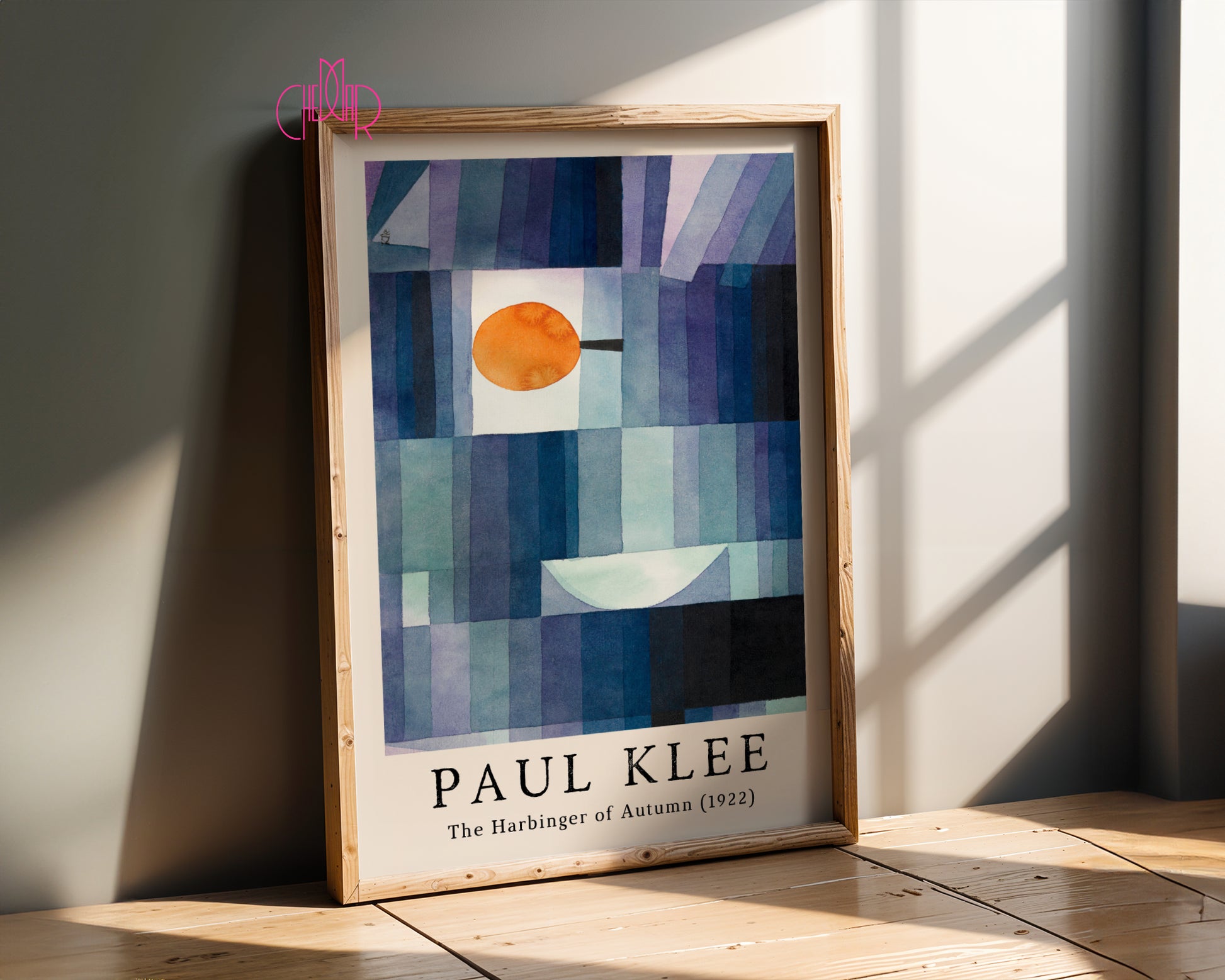 Paul Klee's poster The Harbinger of Autumn 1922, cubism, abstraction