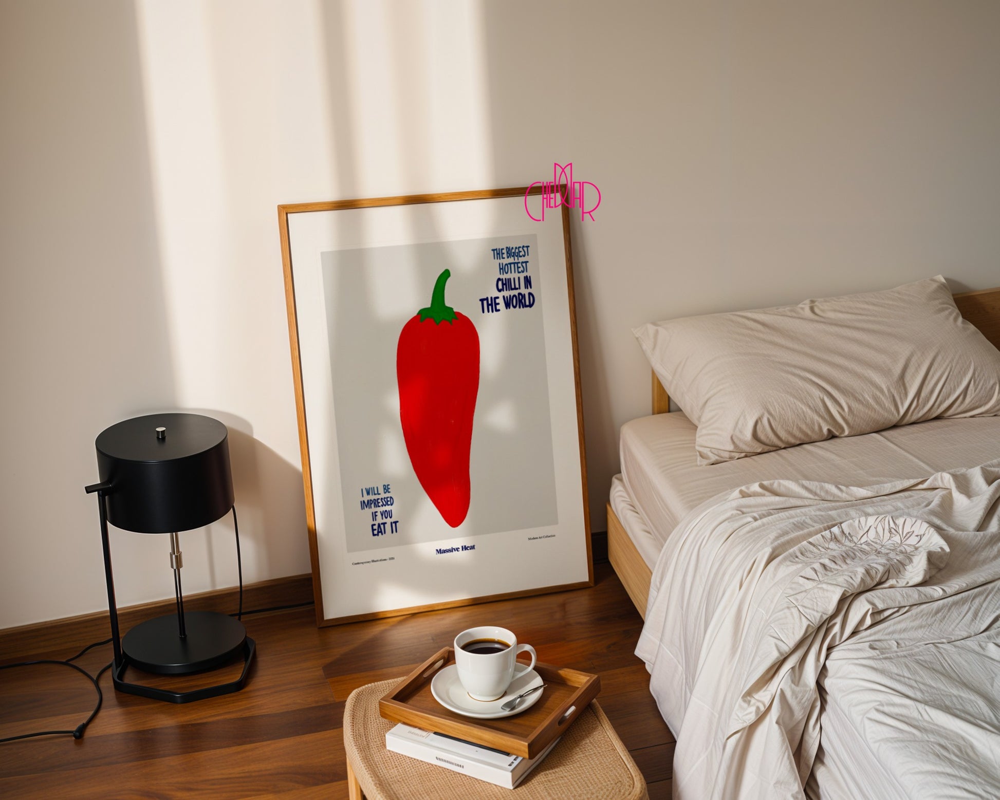 The Biggest Hottest Chilli in the World poster, modernism