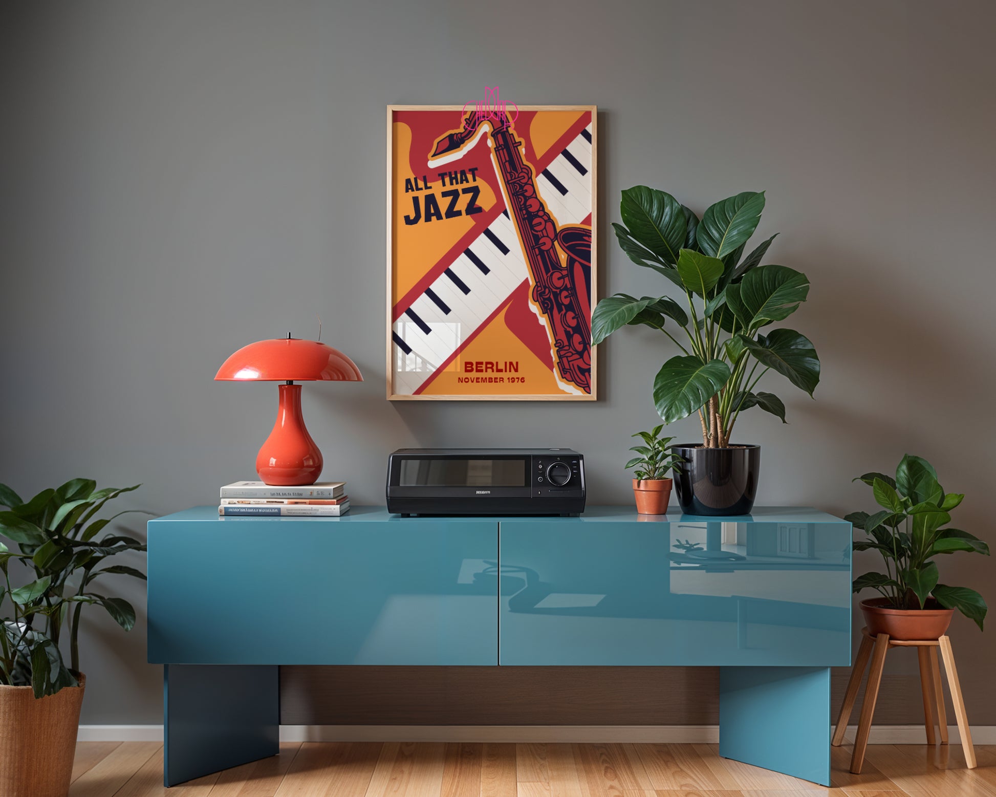 Music poster from the All That Jazz series, Berlin 1976