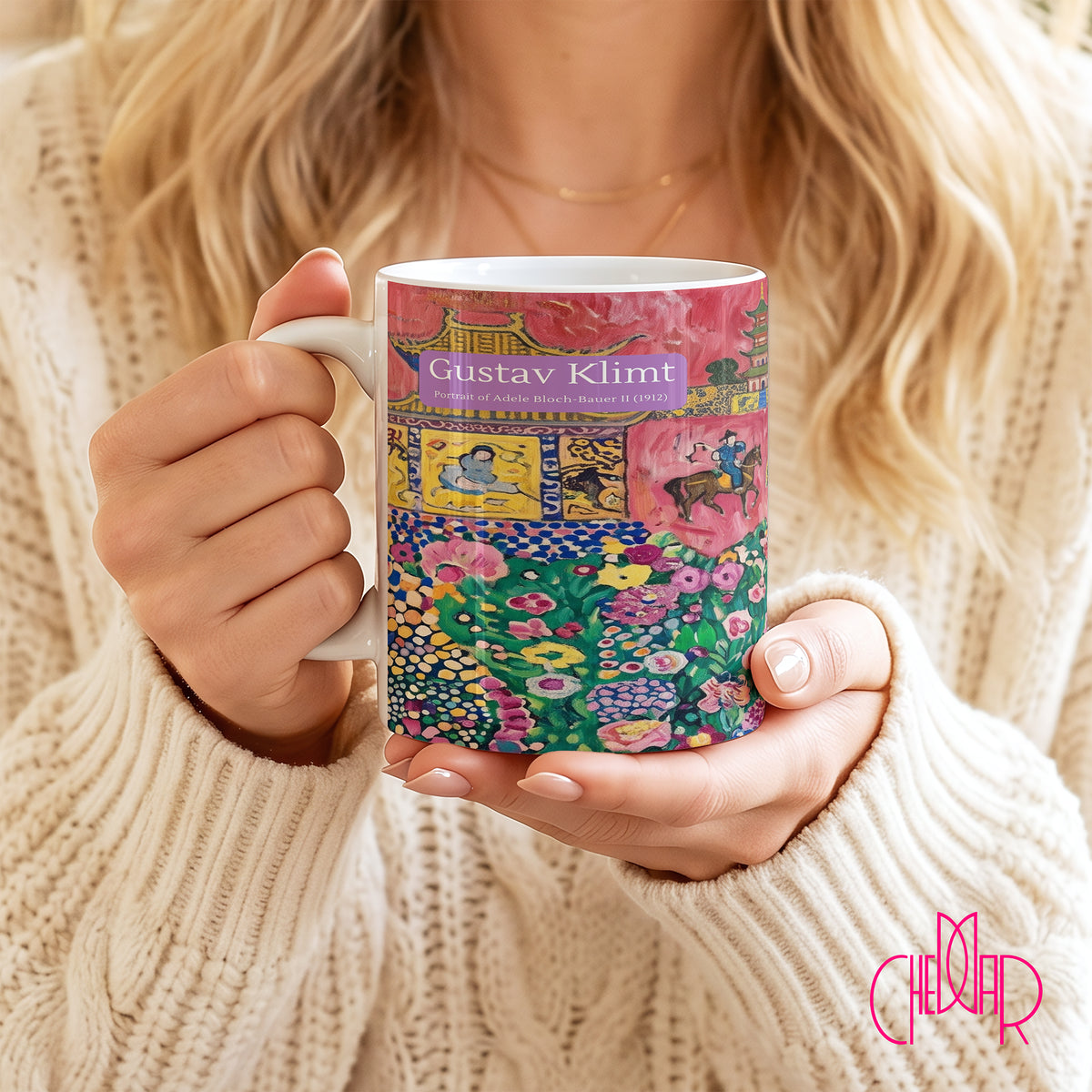 Gustav Klimt Adele Bloch-Bauer II - Ceramic Art Mug | CheddarArt