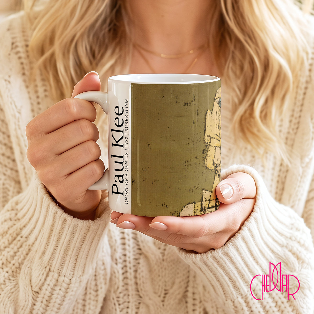 Paul Klee Ghost of a Genius - Ceramic Art Mug | CheddarArt