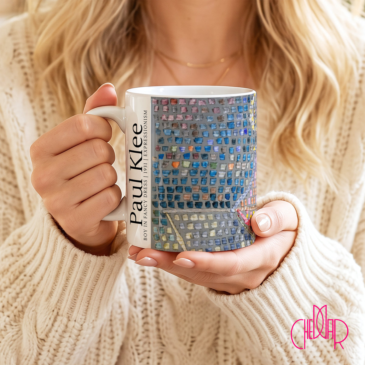 Paul Klee Boy in Fancy Dress - Ceramic Art Mug | CheddarArt   