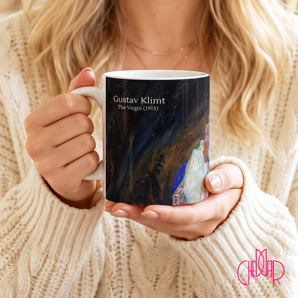 Gustav Klimt The Virgin (1913) - Ceramic Art Coffee Mug | CheddarArt