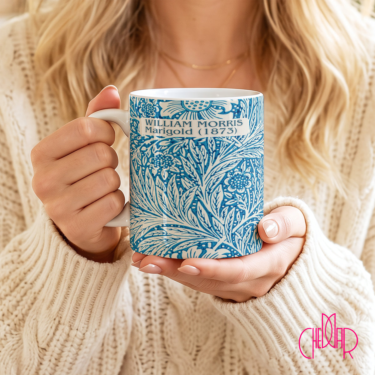 William Morris Marigold 1873 - Ceramic Art Mug | CheddarArt