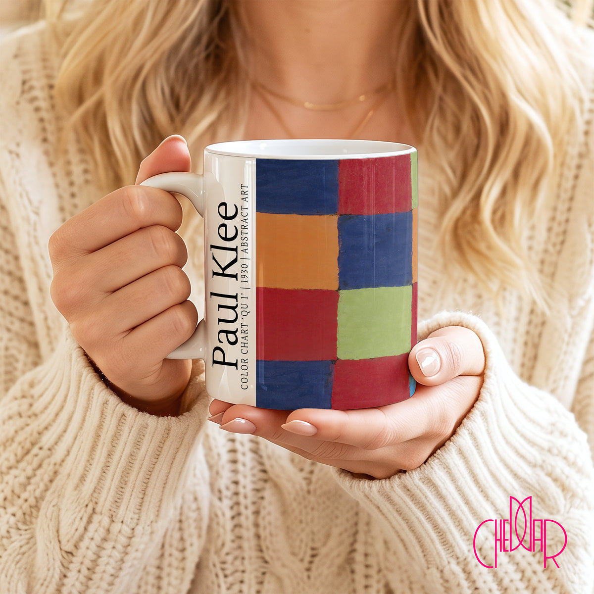 Paul Klee Color Chart QU 1 - Ceramic Art Mug | CheddarArt