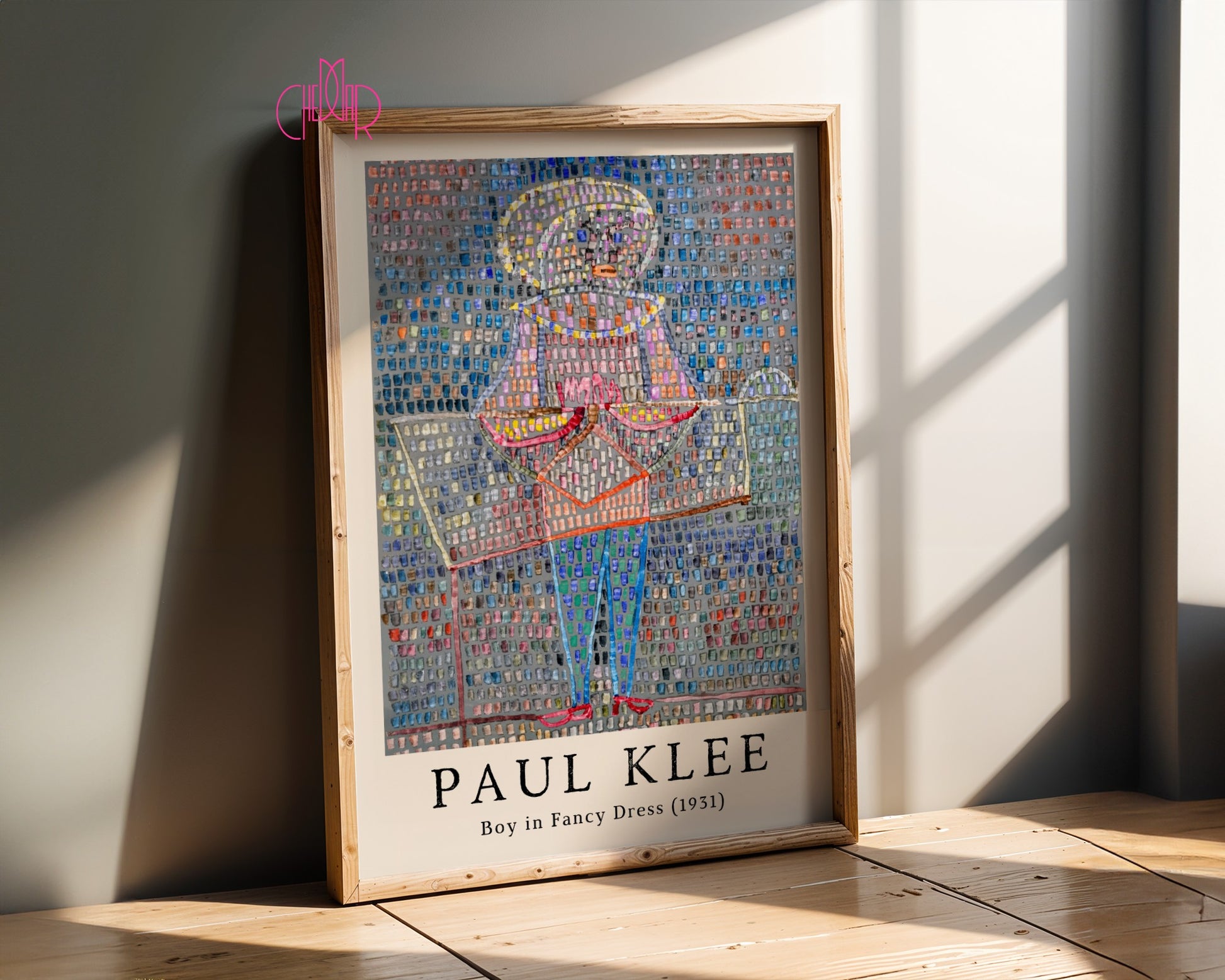 Paul Klee poster Boy in a Dress 1931, cubism, abstraction 