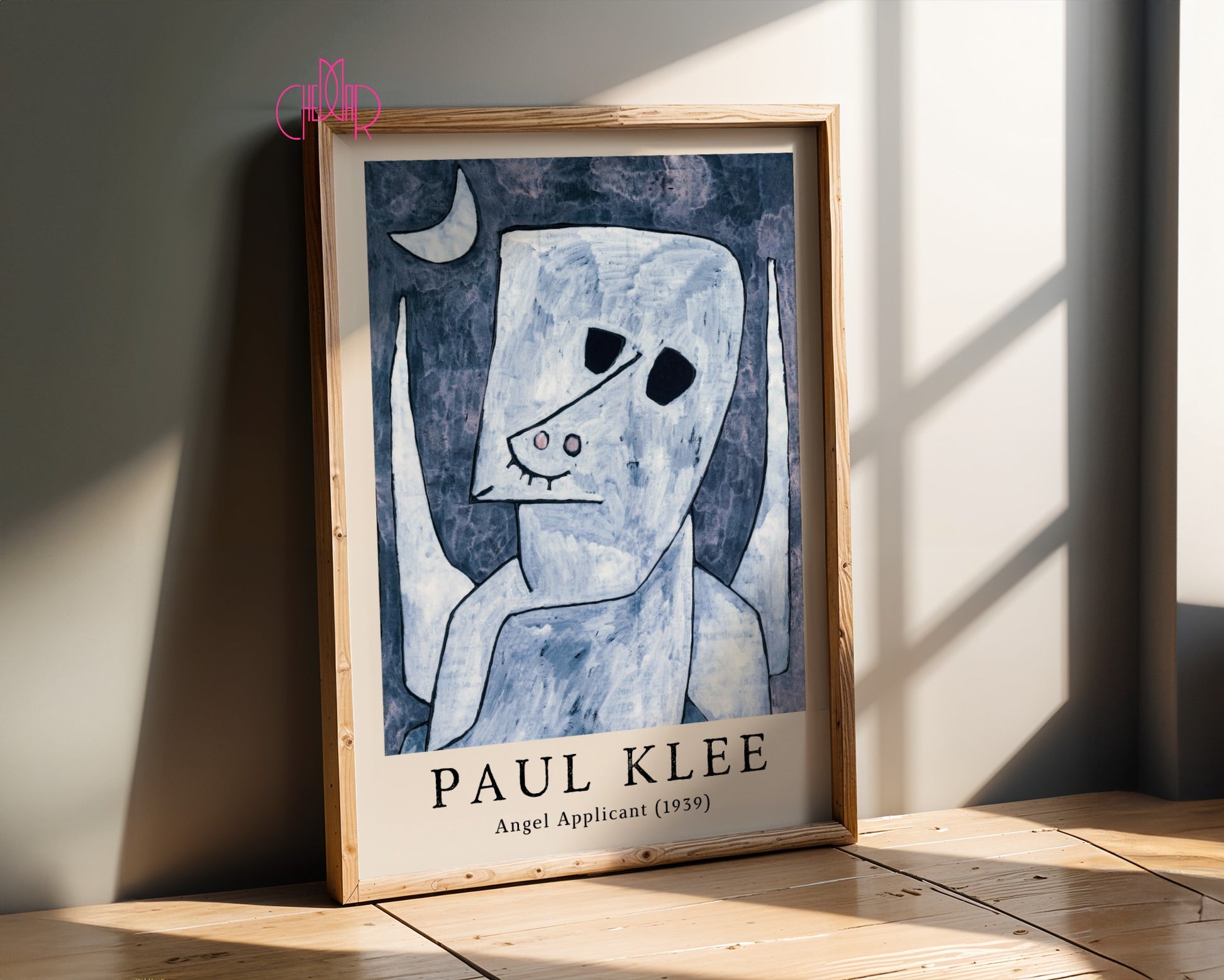 Paul Klee Angel Applicant 1939 poster, cubism, abstraction, art,
