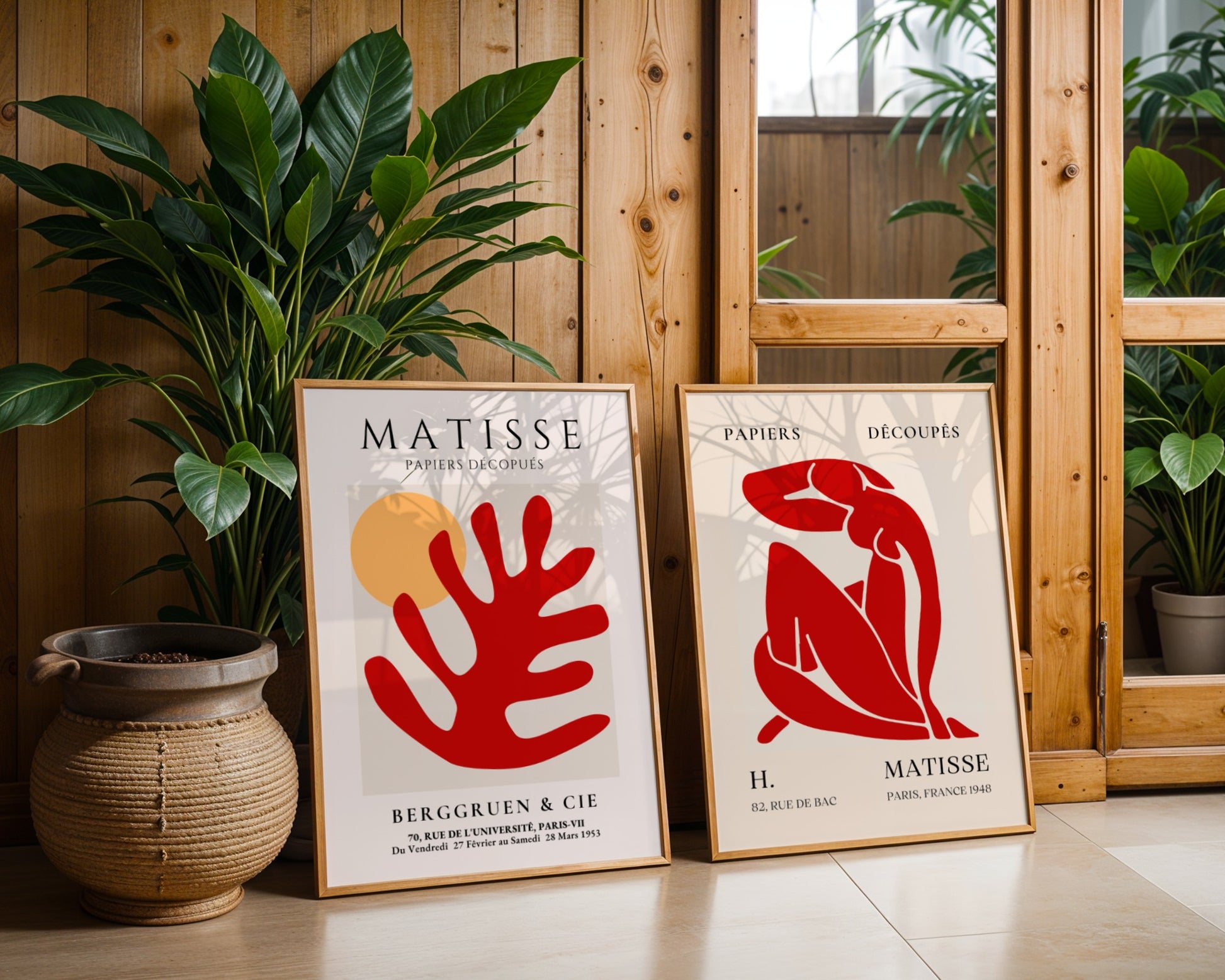Henri Matisse Paper Clippings poster set, Paris, France