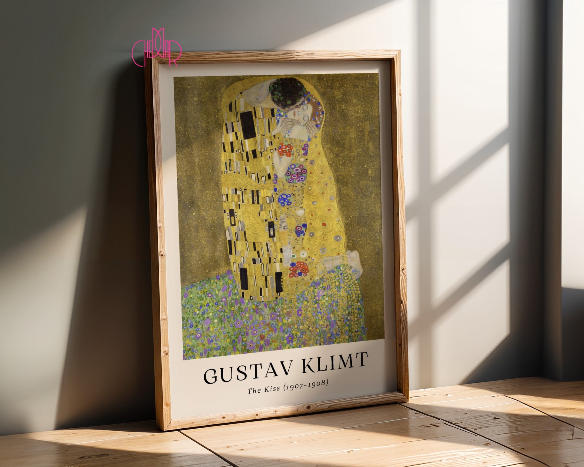 Poster Poster Gustav Klimt The Kiss, kiss, painting, gold