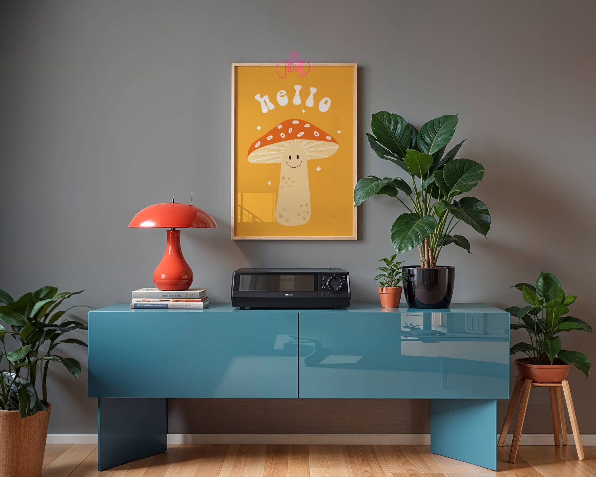 Hello Mushroom – Retro Groovy Vibe
