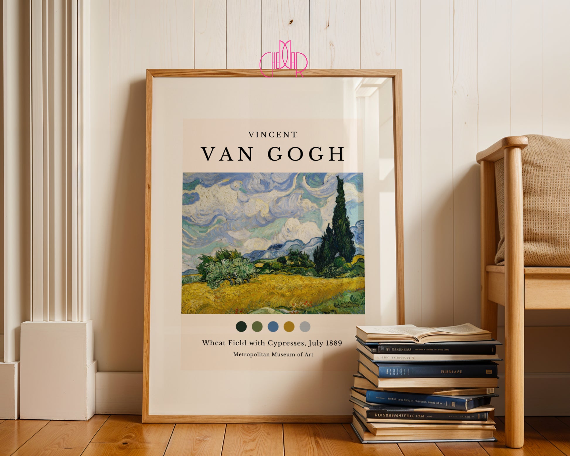 Vincent Van Gogh Wheat Field with Cypresses, New York poster