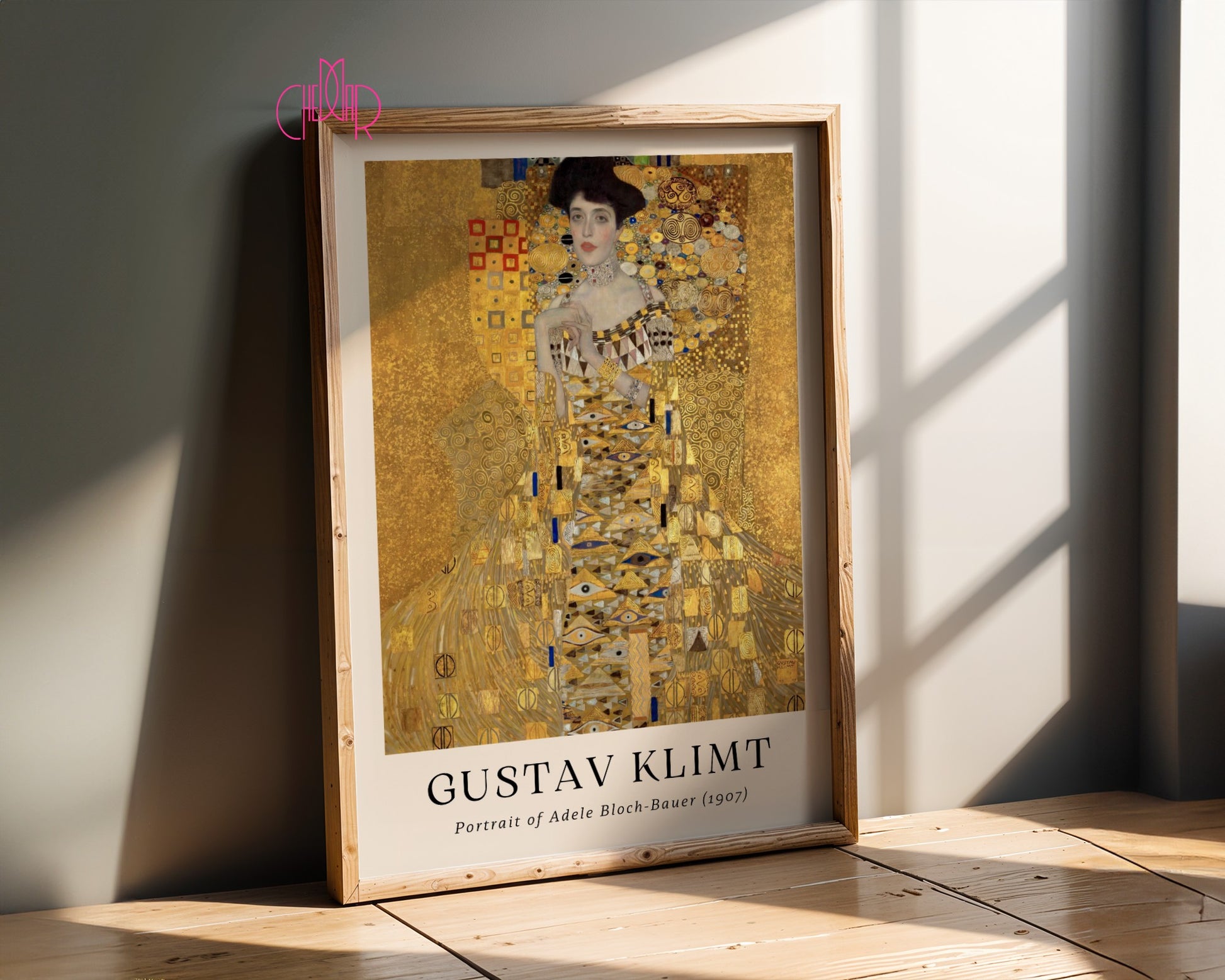 Poster Gustav Klimt portrait of Adele Bloch-Bauer, contemporary art