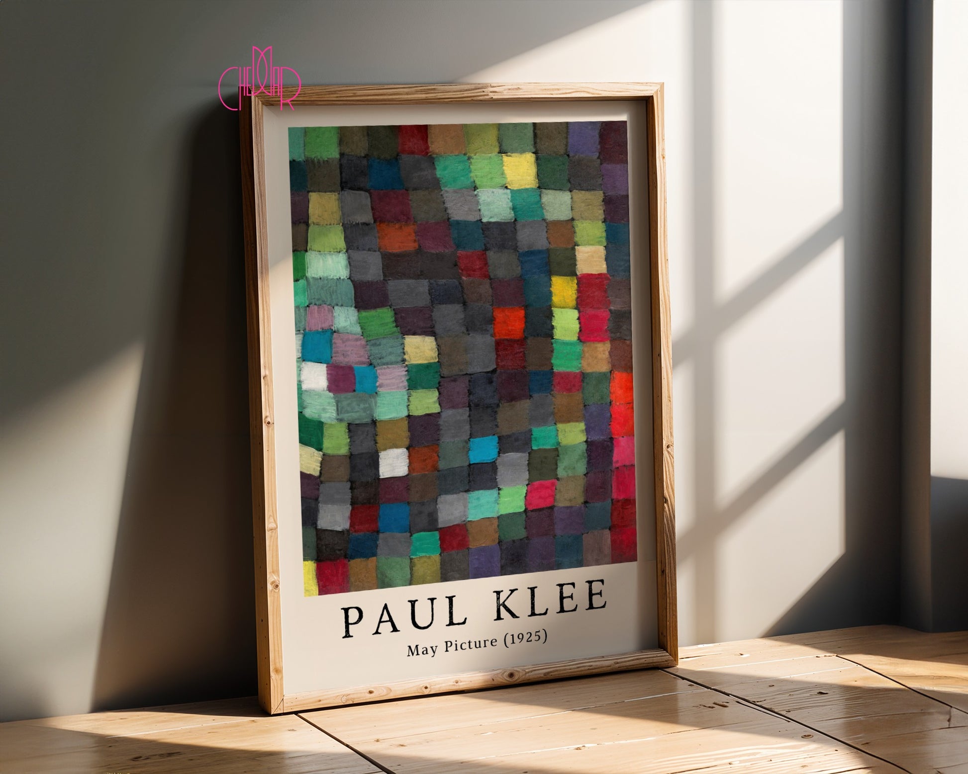 Paul Klee May Picture 1925 poster, cubism, abstraction, squares