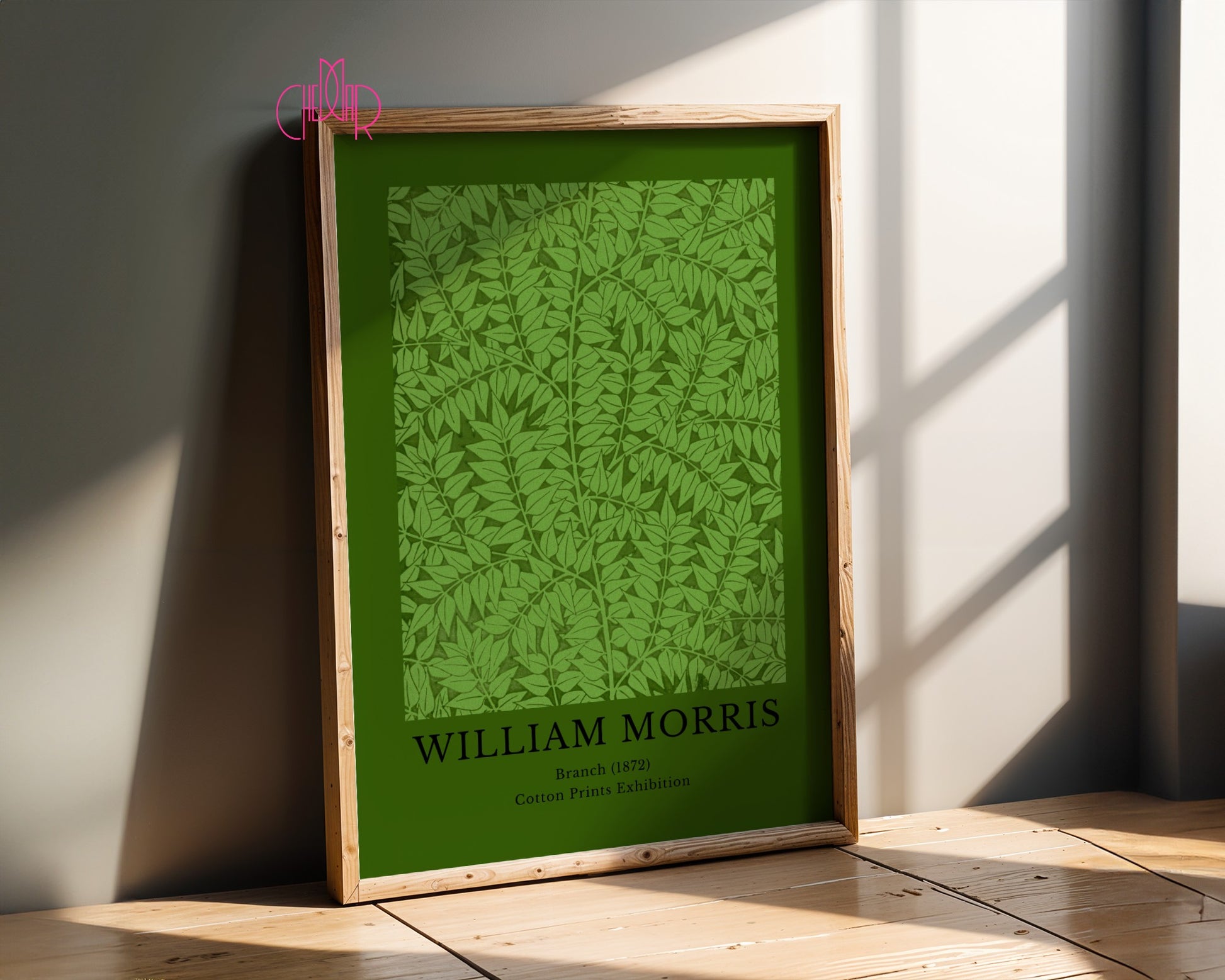 William Morris – Cotton Prints Exhibition, Branch 1872 poster